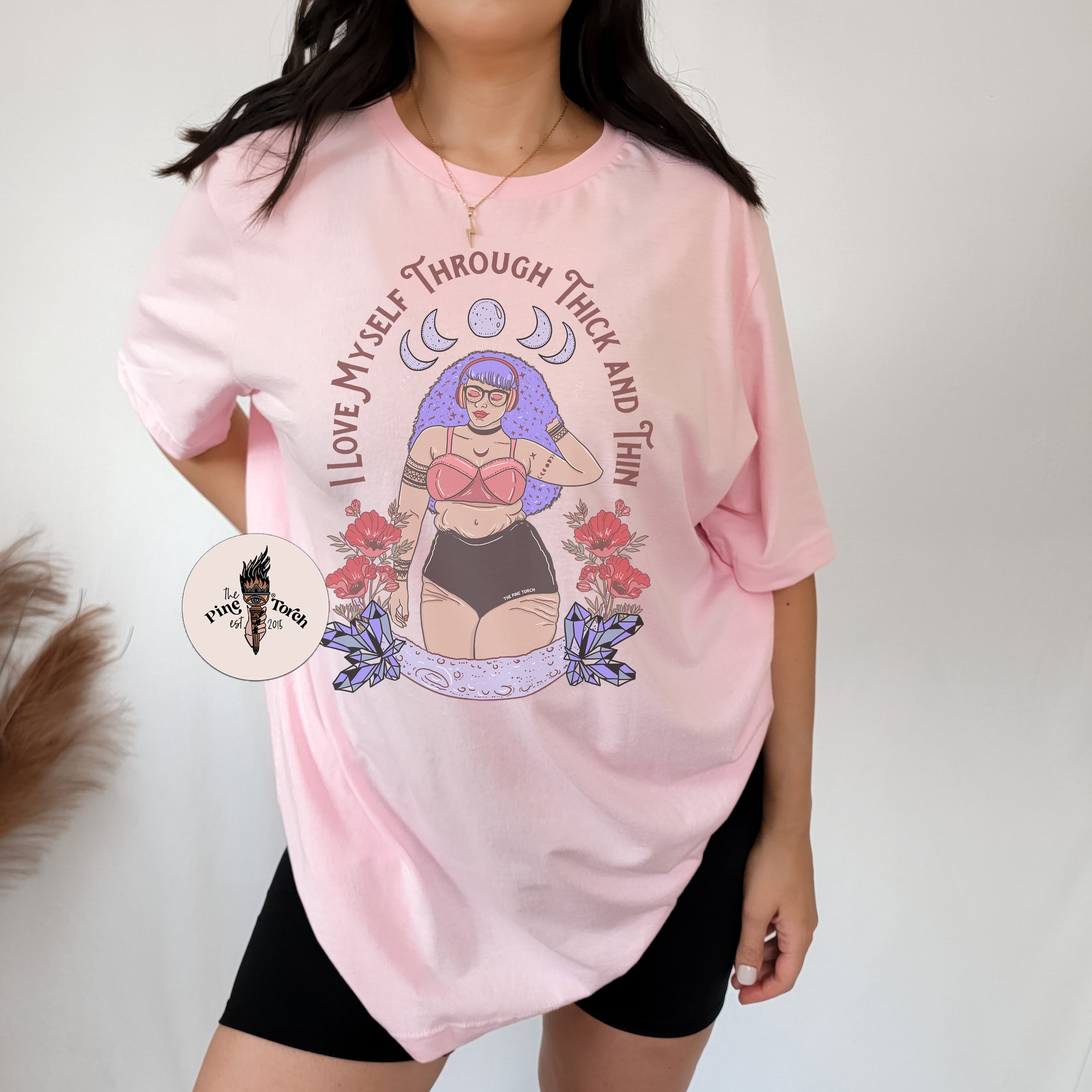 I LOVE MYSELF THROUGH THICK AND THIN // UNISEX TEE