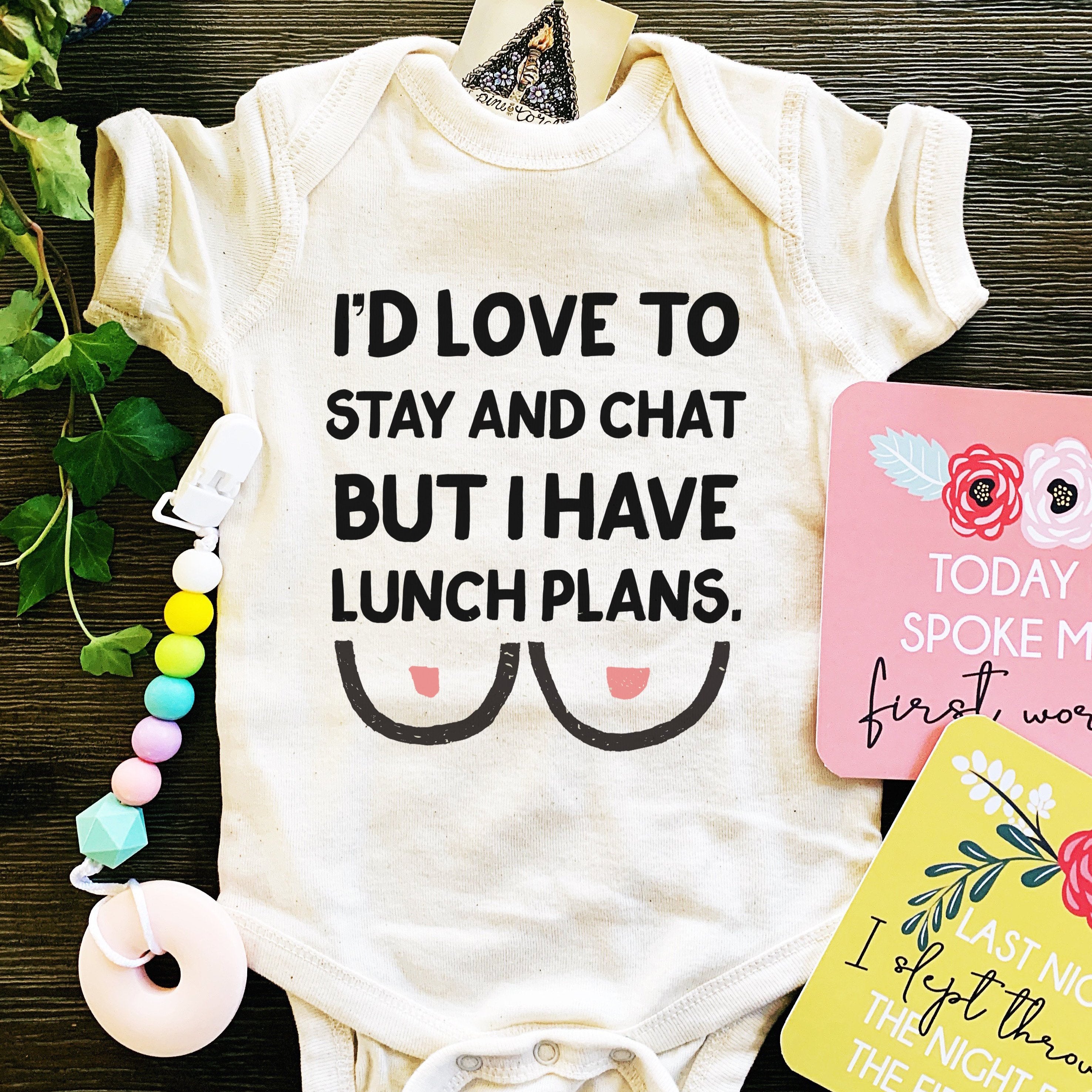 « LUNCH PLANS BREASTFEEDING » BODYSUIT