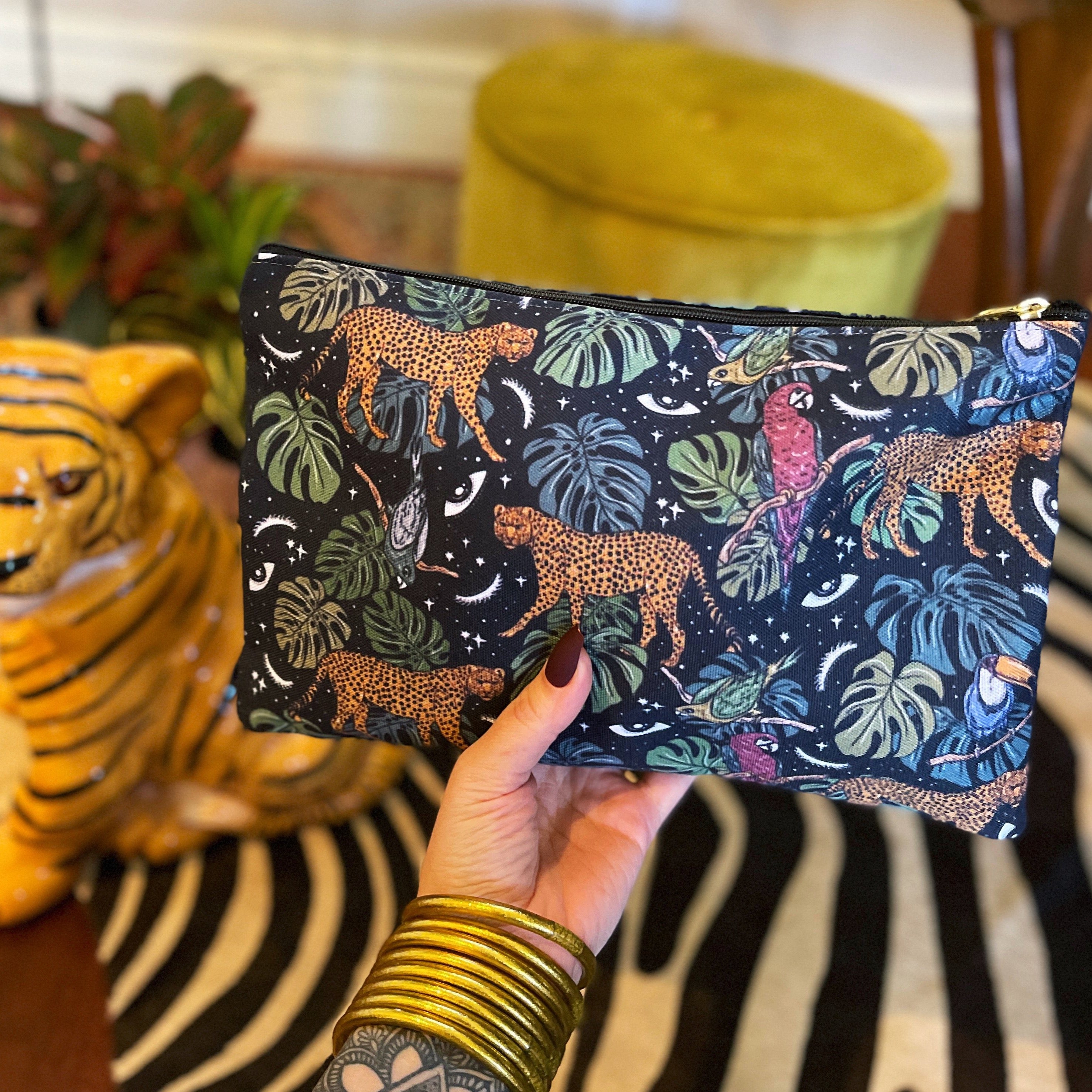 MONSTERA MAGIC // COSMETIC ZIP POUCH