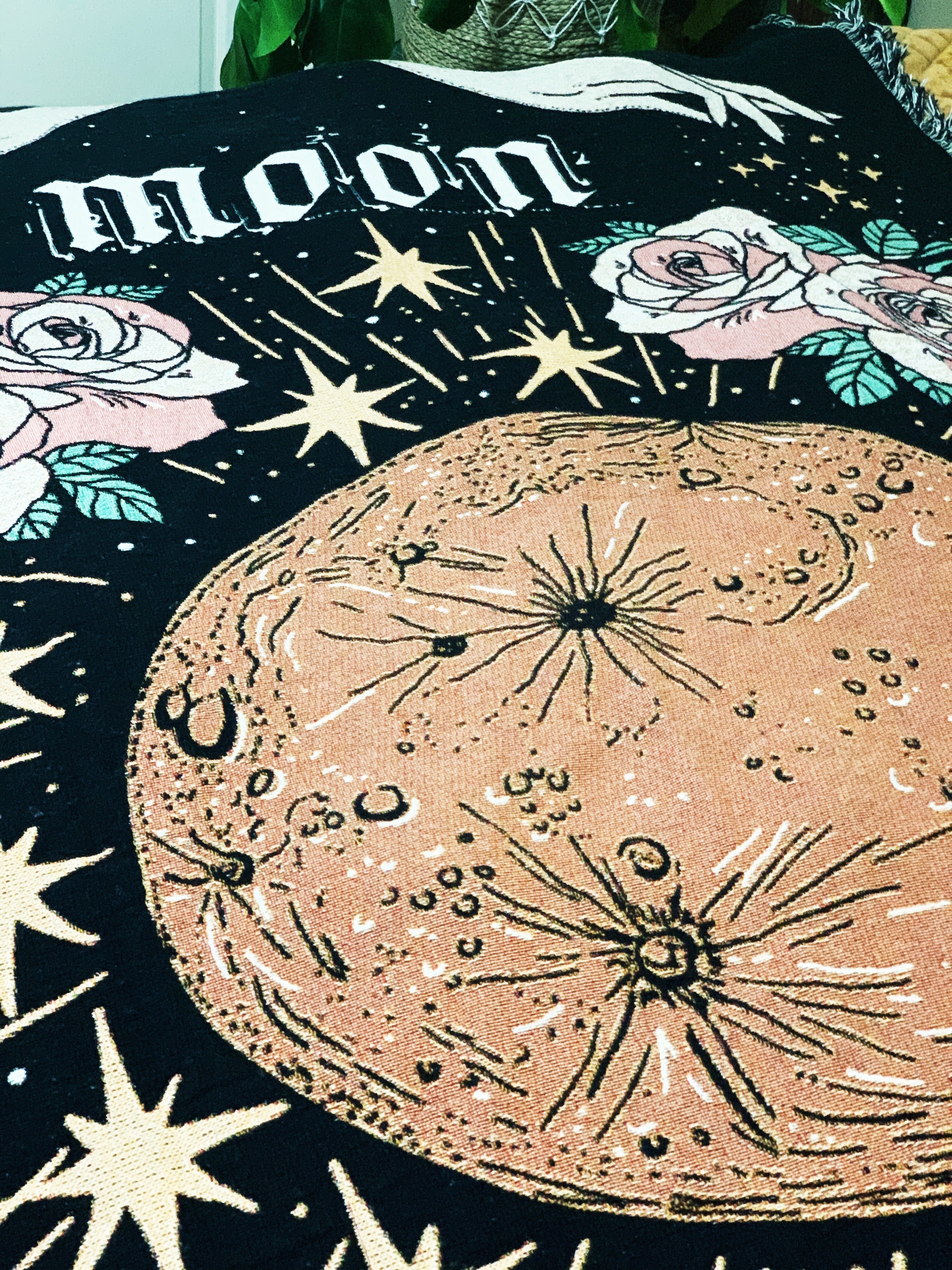 MOON CHILD // WOVEN FRINGE BLANKET