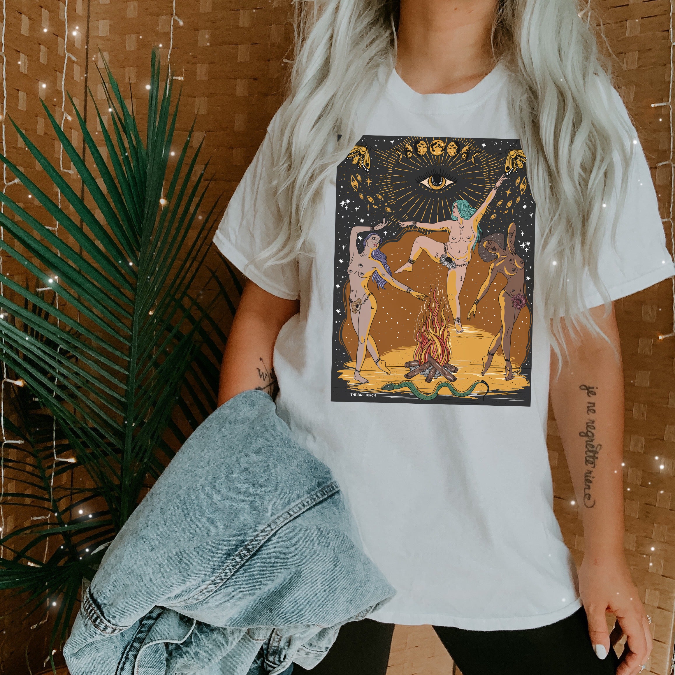 « MOONDANCE » UNISEX CREAM TEE