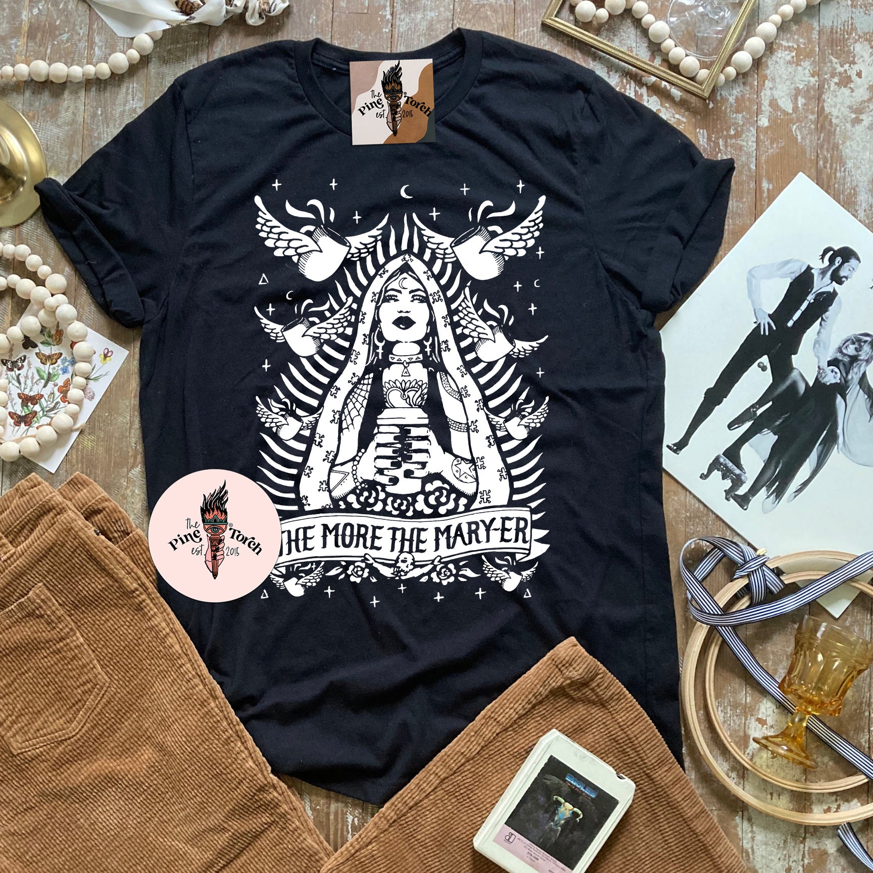 THE MORE THE MARY-ER // BLACK UNISEX TEE