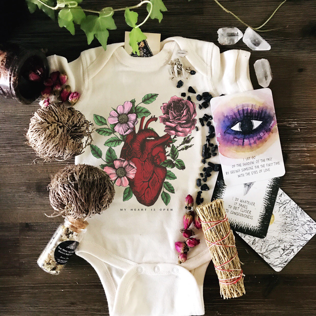« MY HEART IS OPEN » BODYSUIT