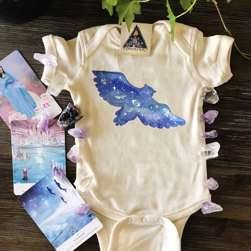 « MYSTICAL OWL » BODYSUIT
