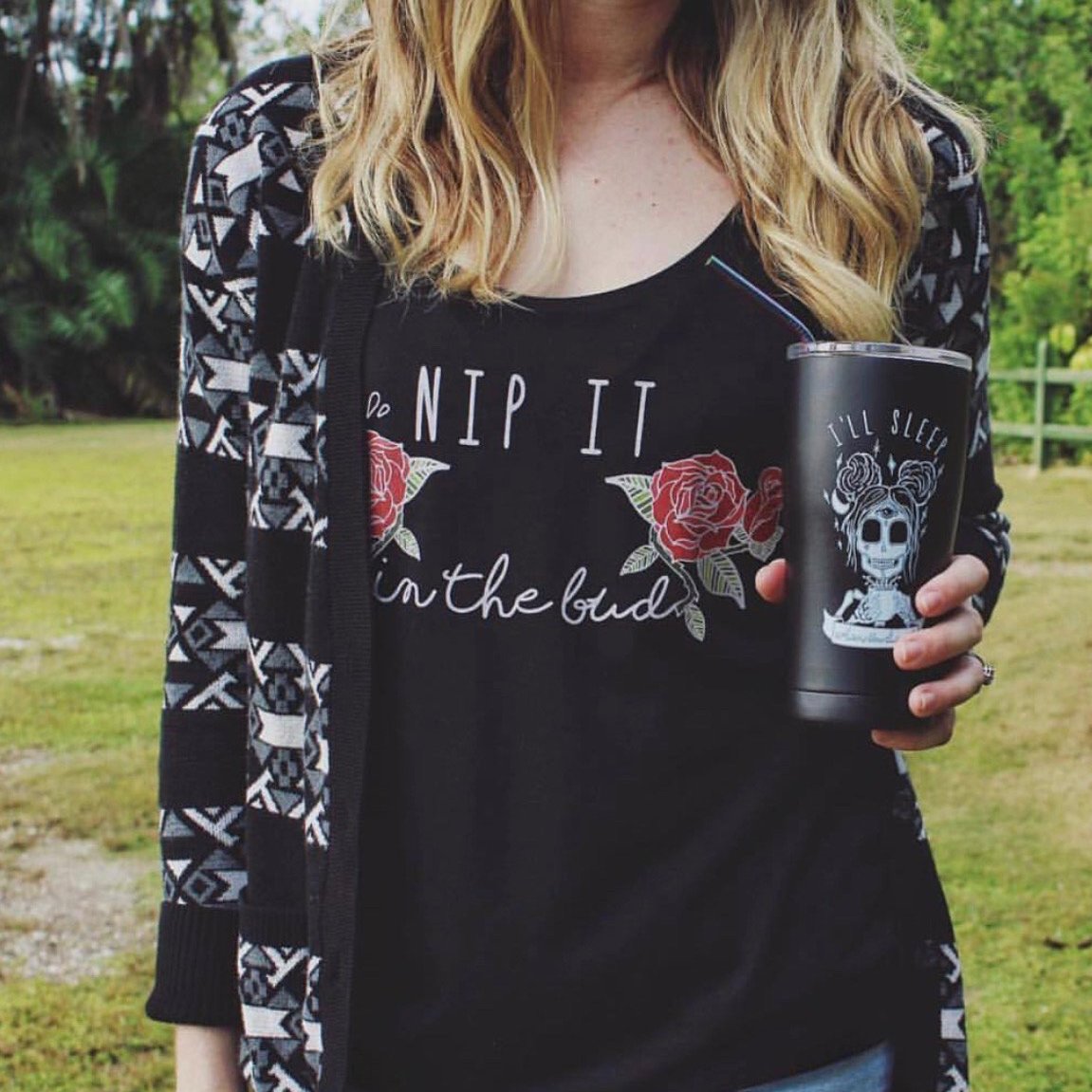 « NIP IT IN THE BUD » WOMEN'S SLOUCHY TANK