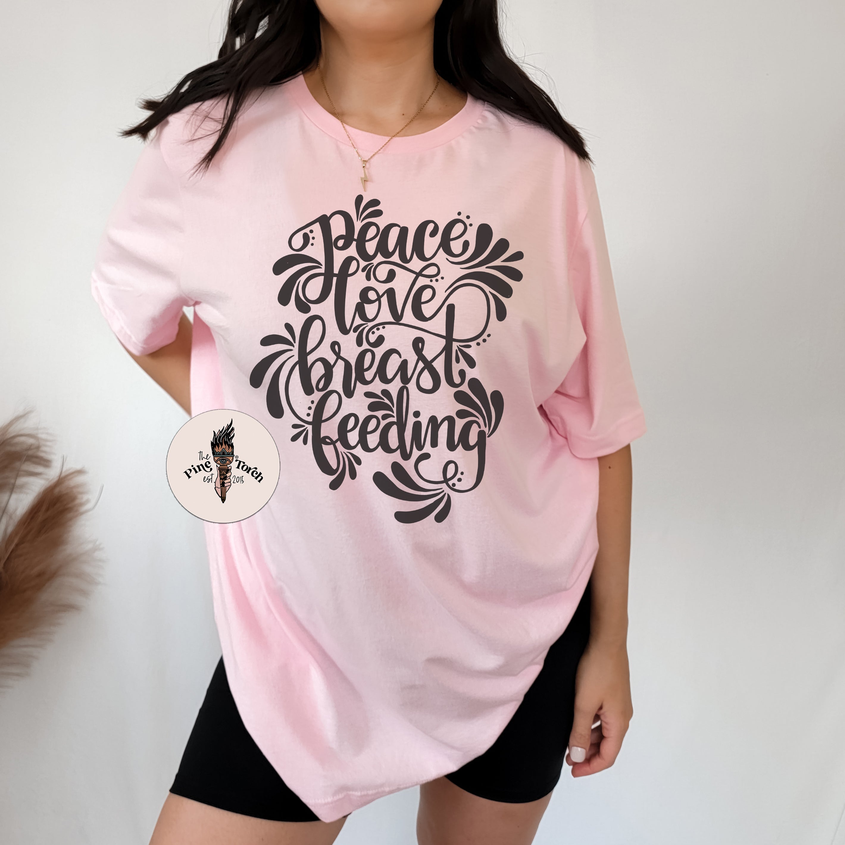 PEACE, LOVE, BREASTFEEDING // UNISEX TEE