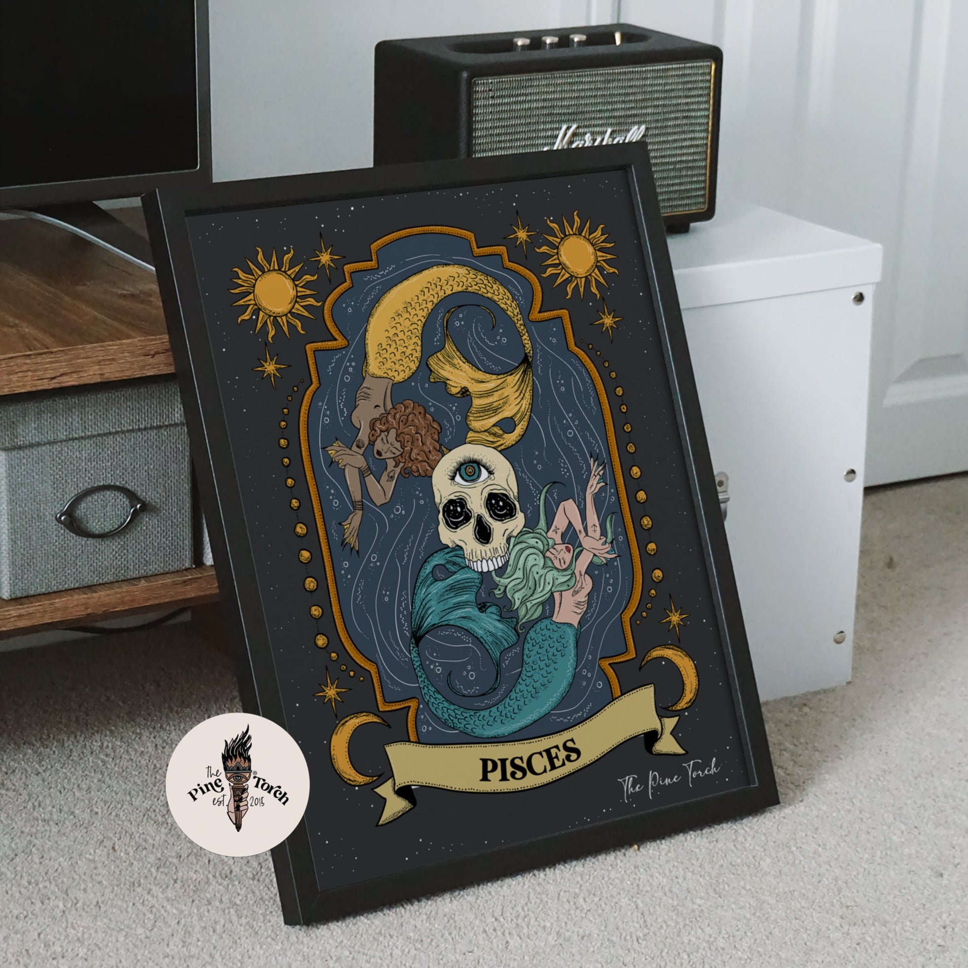 PISCES // FRAMED POSTER PRINT