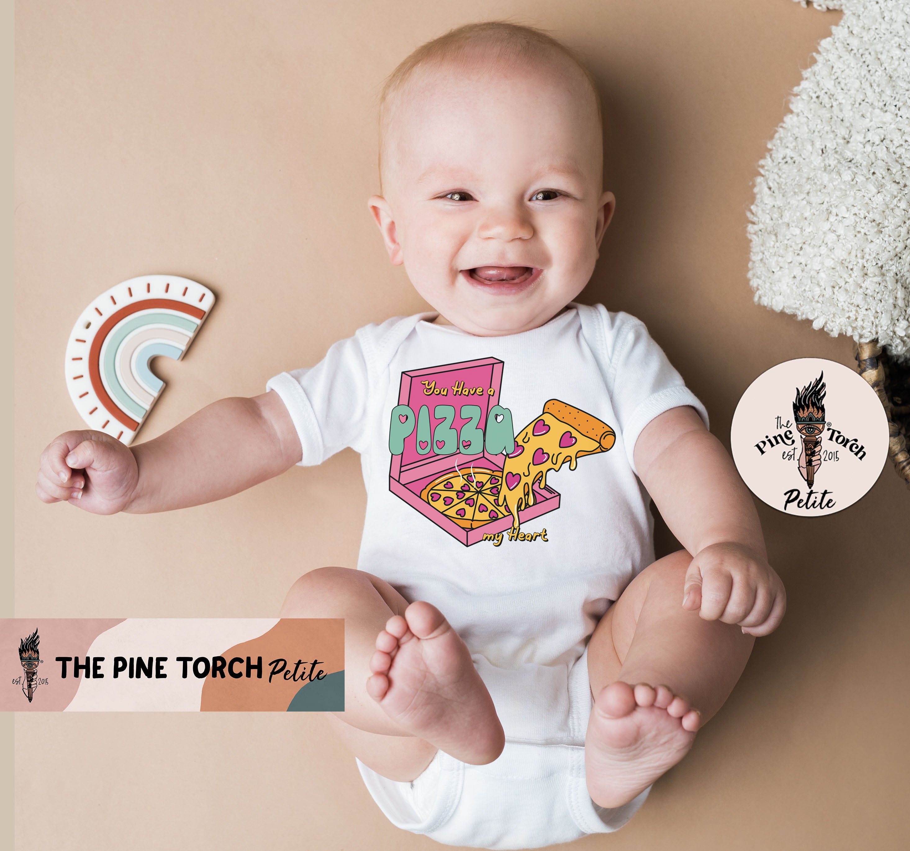 « YOU HAVE A PIZZA MY HEART » KID'S TEE
