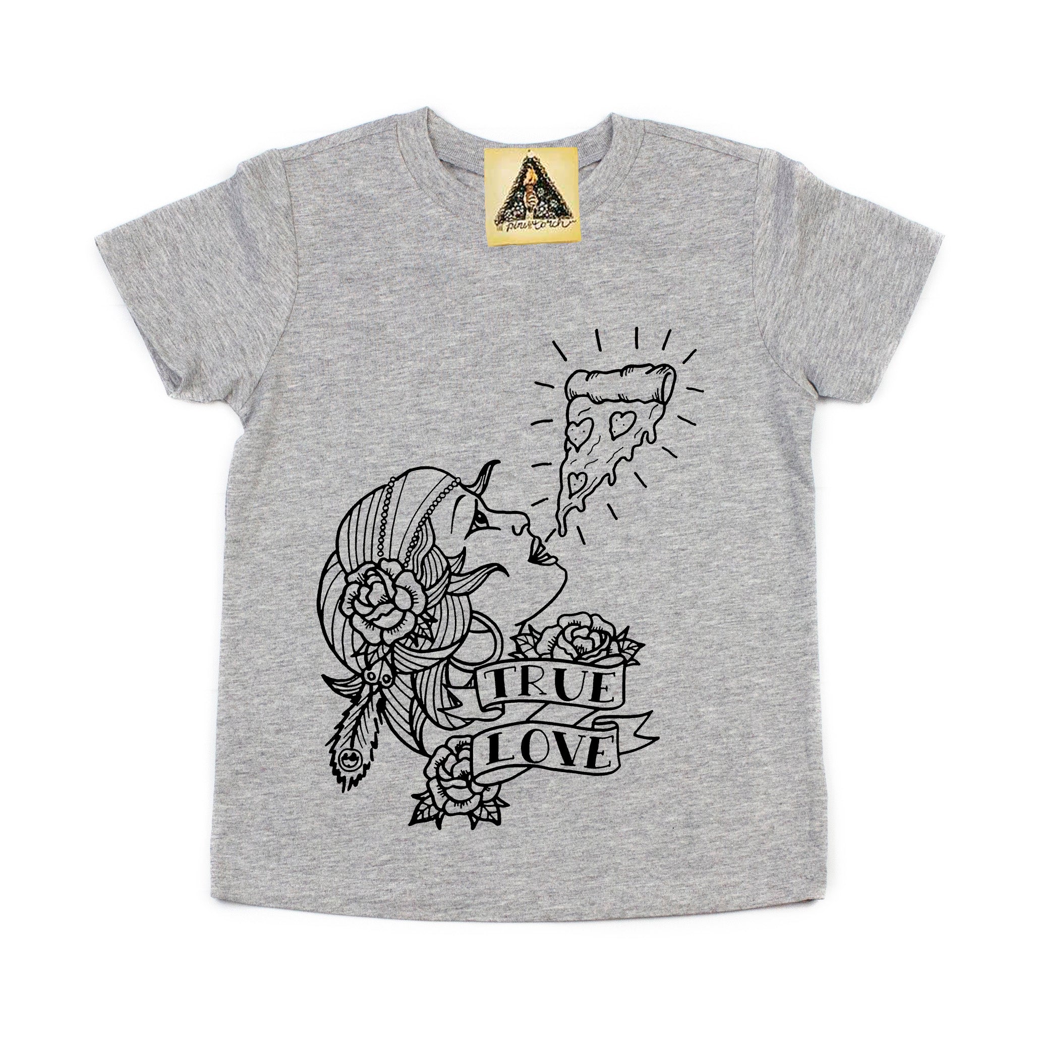 « TRUE LOVE PIZZA » KID'S TEE