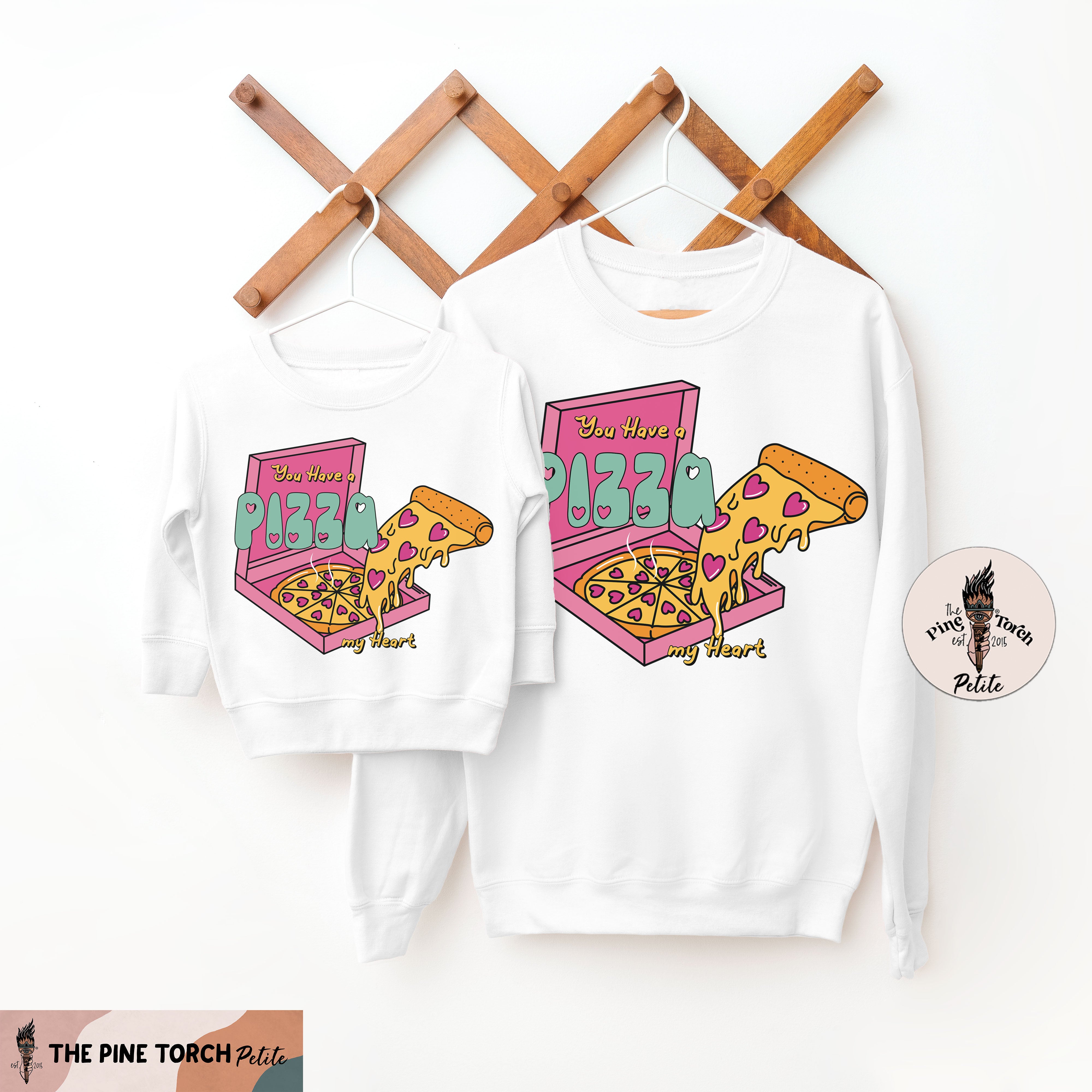 « YOU HAVE A PIZZA MY HEART » KID'S PULLOVER