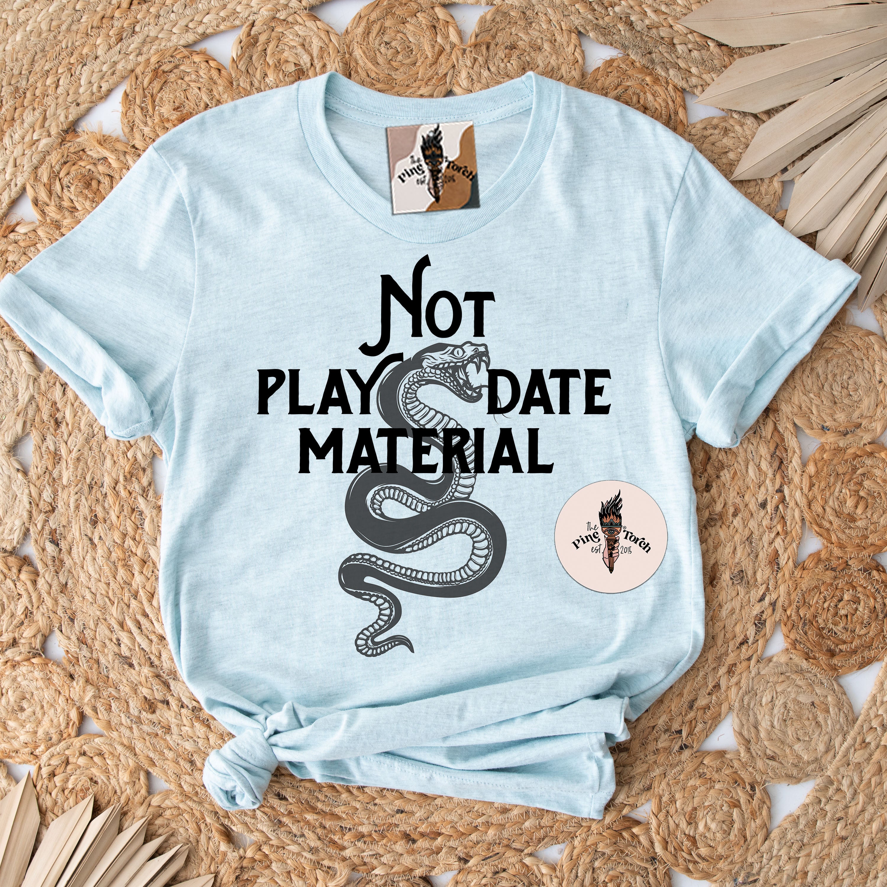 NOT PLAYDATE MATERIAL // UNISEX TEE