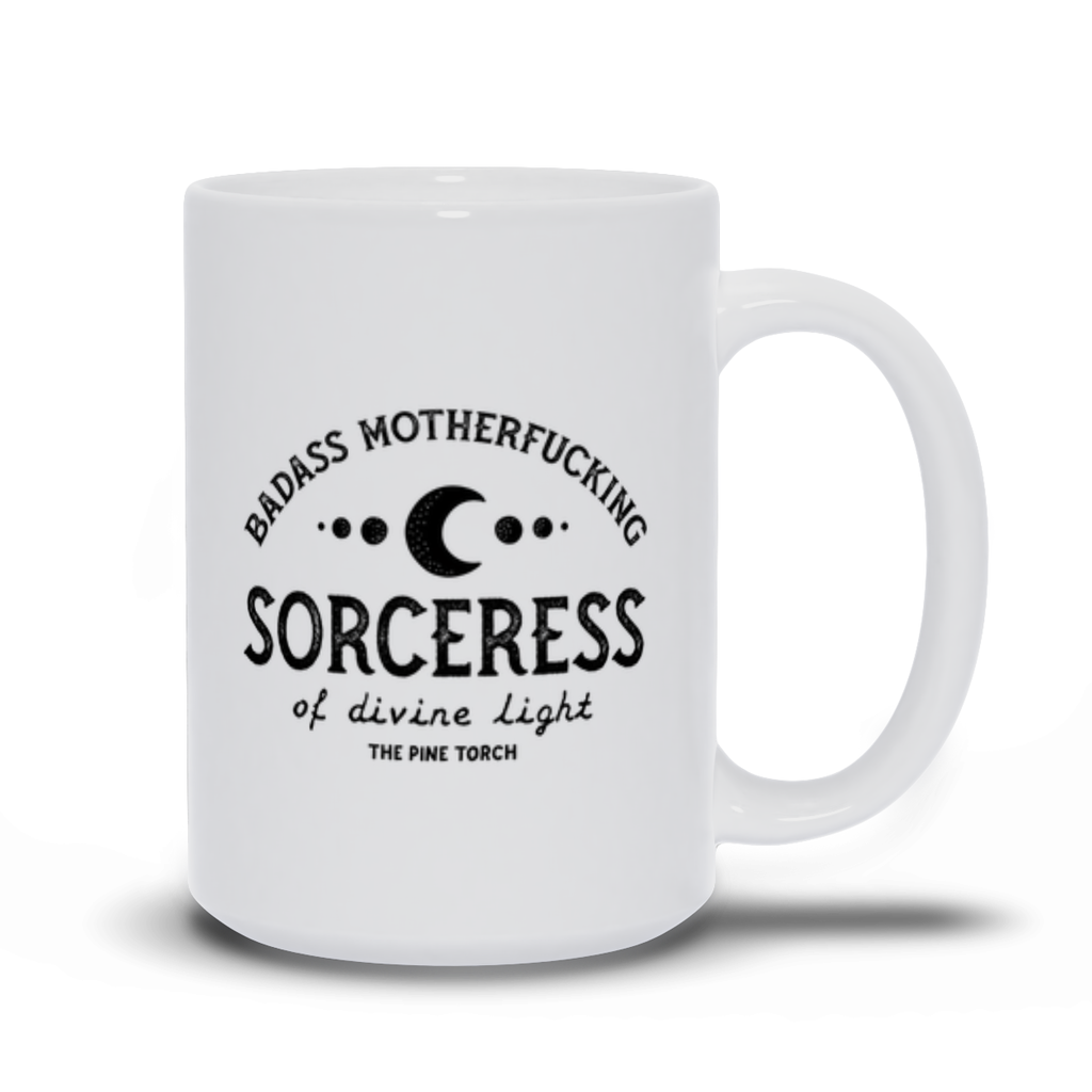 BADASS SORCERESS // WHITE MUG