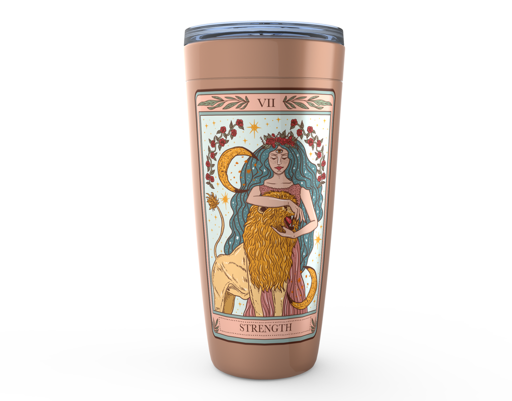 STRENGTH TAROT // TUMBLER