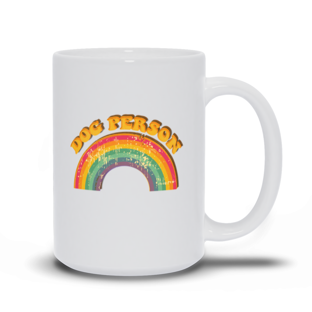 DOG PERSON // WHITE MUG