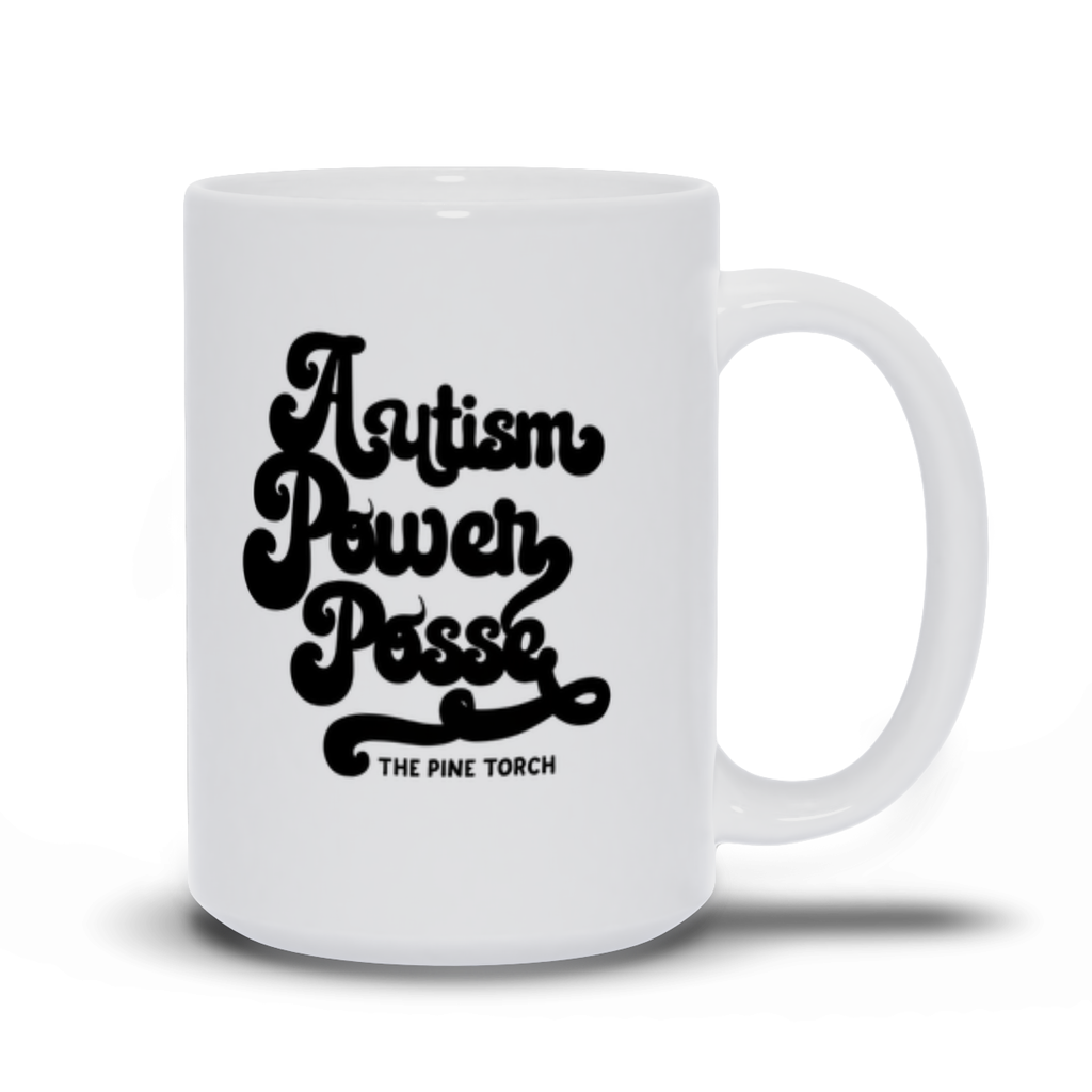 AUTISM POWER POSSE // WHITE MUG