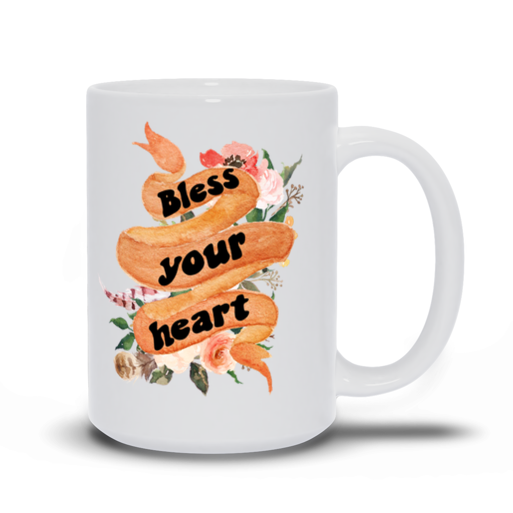 BLESS YOUR HEART // WHITE MUG