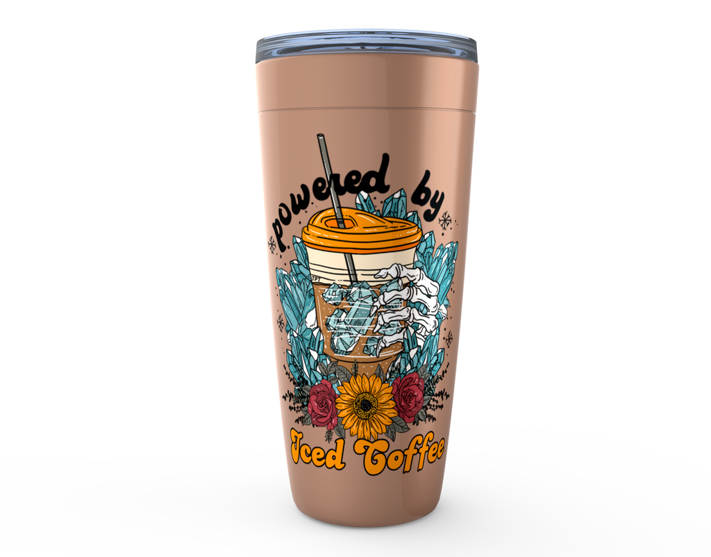 POWERED BY ICED COFFEE // TUMBLER
