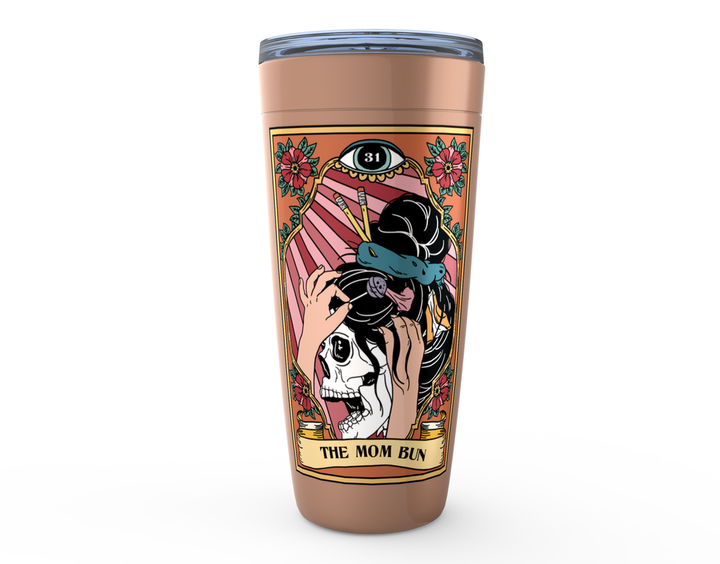 THE MOM BUN // TUMBLER
