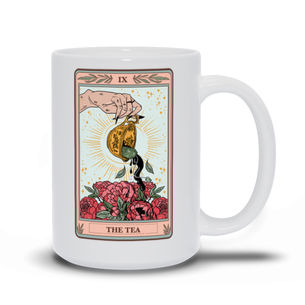 THE TEA (COLOR) // WHITE MUG