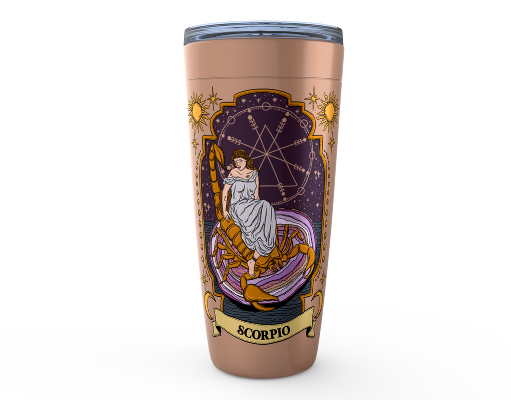 SCORPIO ZODIAC // TUMBLER