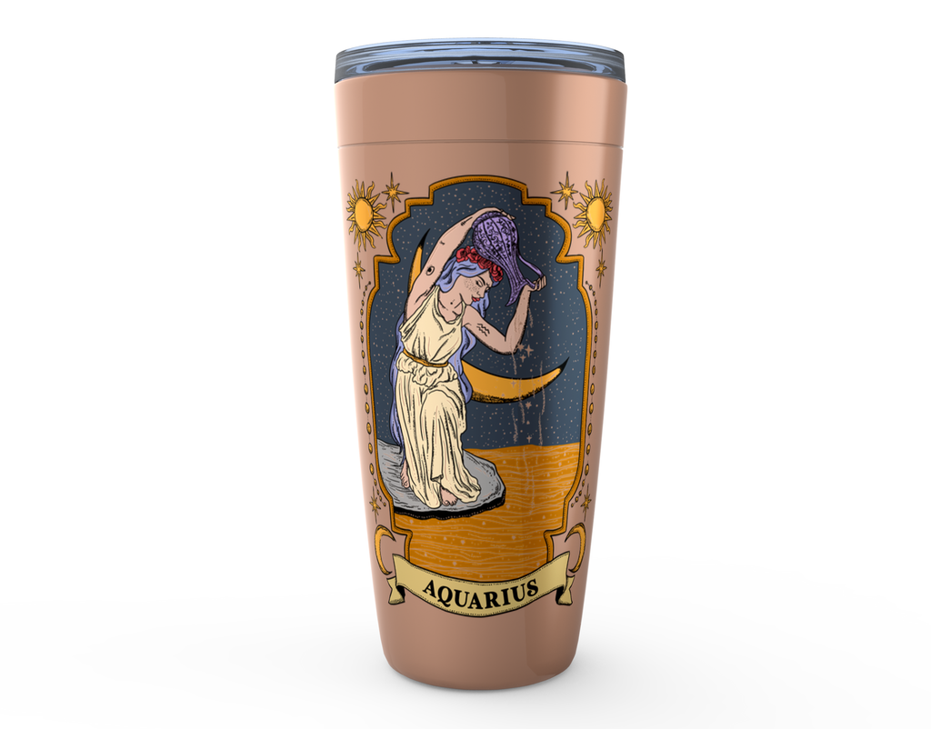 AQUARIUS ZODIAC // TUMBLER