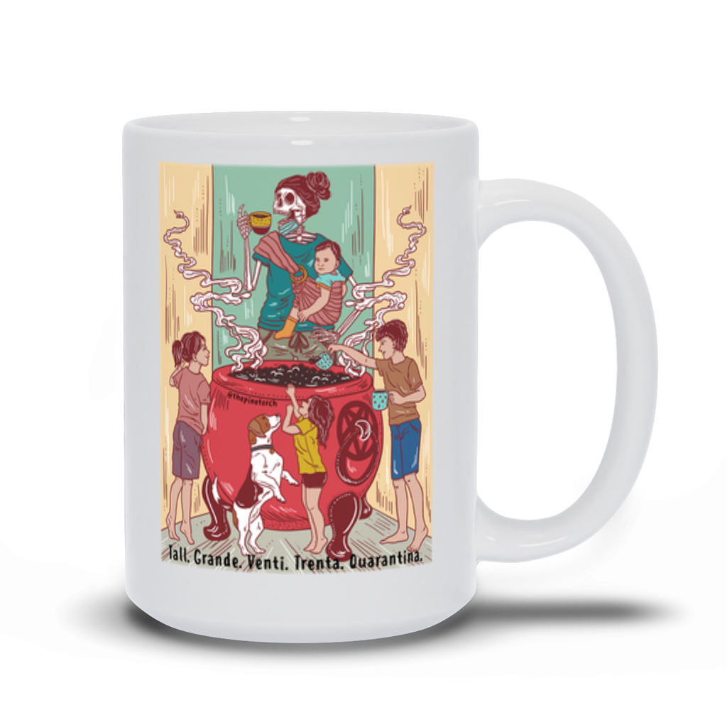 QUARANTINA COFFEE // WHITE MUG