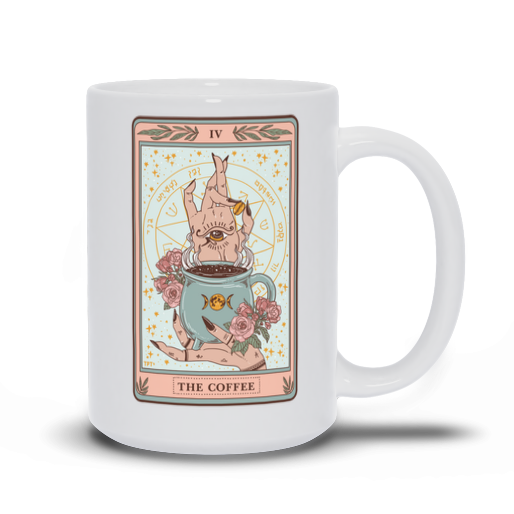 THE COFFEE (COLOR) // WHITE MUG