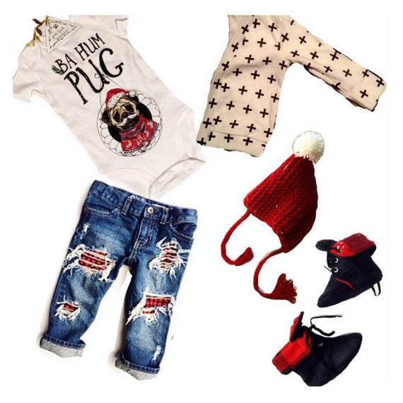 « BA HUM PUG » BODYSUIT