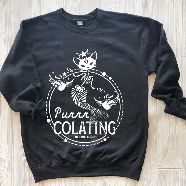 « PURR-COLATING » UNISEX PULLOVER