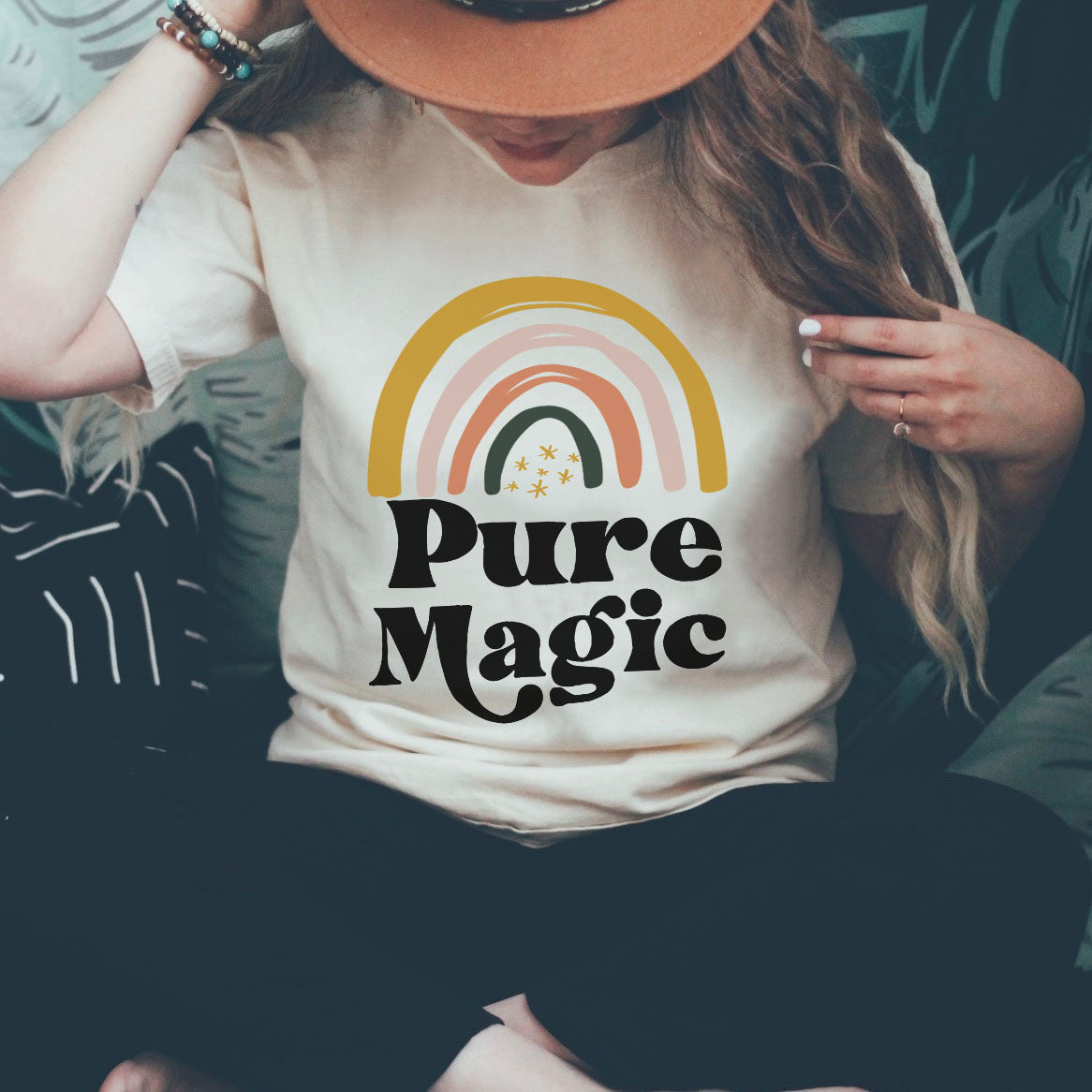« PURE MAGIC » UNISEX CREAM TEE
