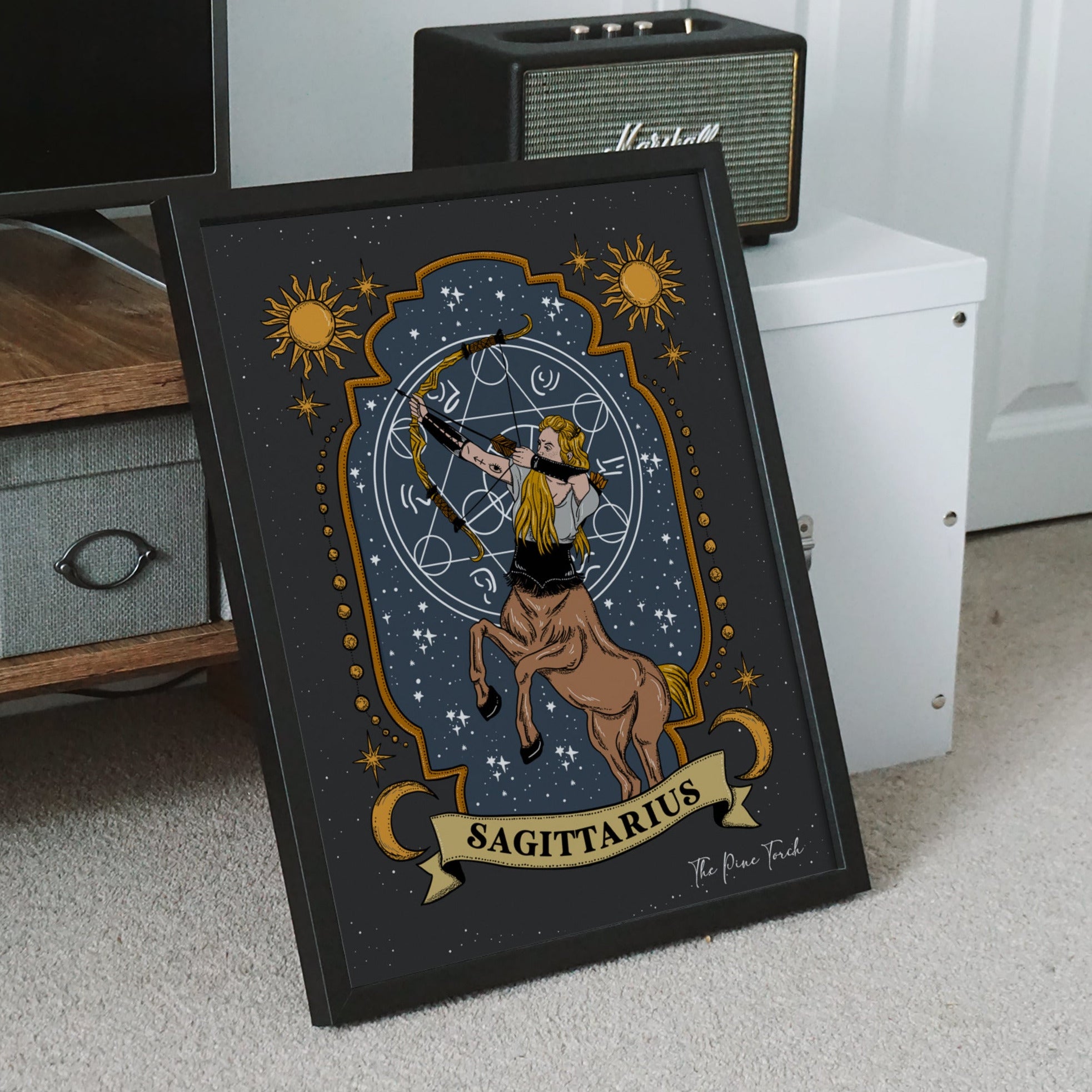 SAGITTARIUS // FRAMED POSTER PRINT