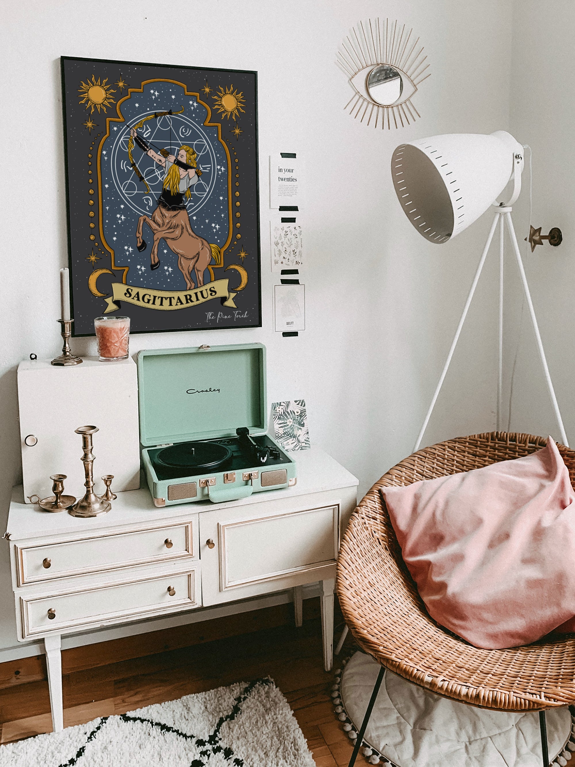SAGITTARIUS // FRAMED POSTER PRINT