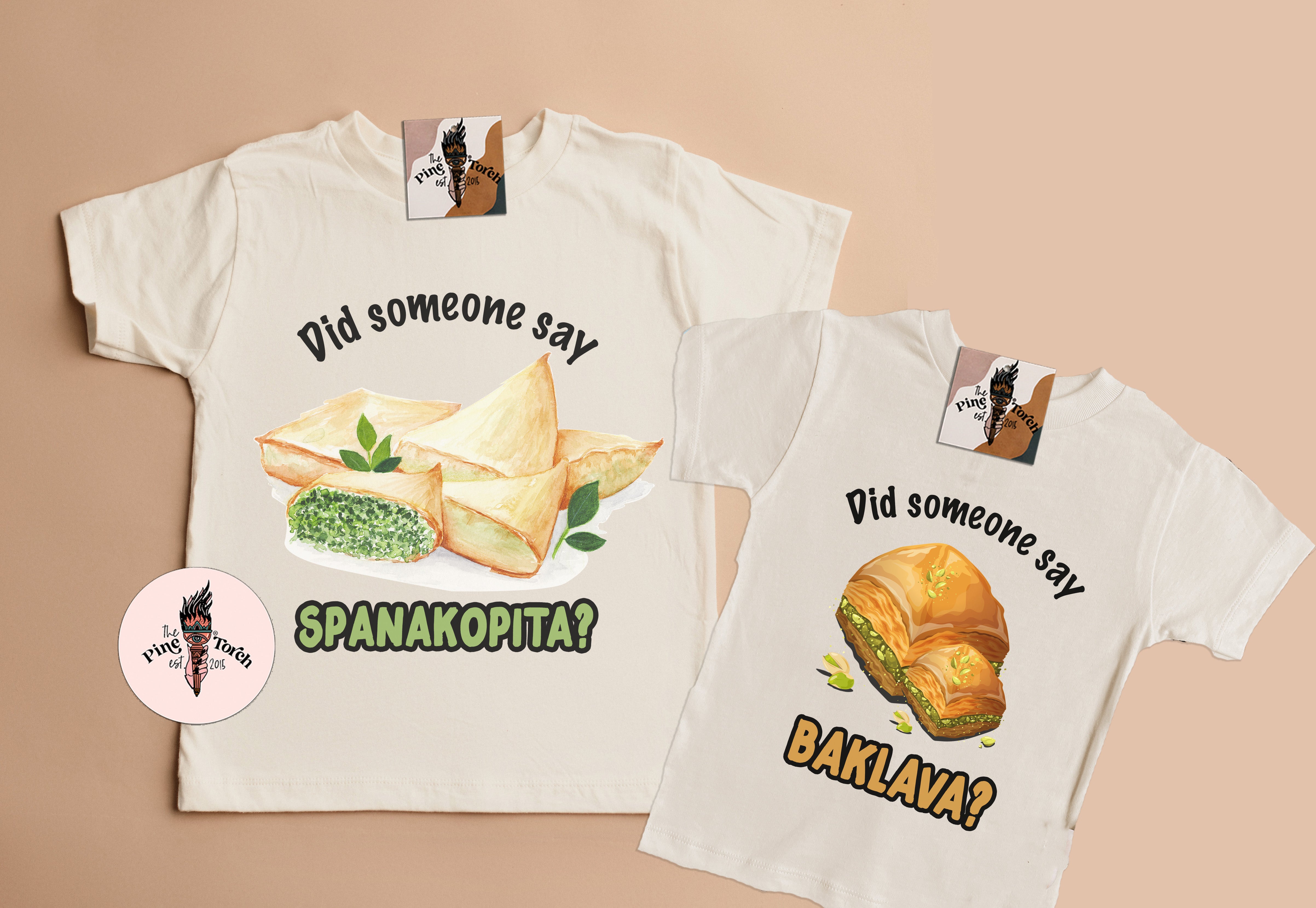 « DID SOMEONE SAY SPANAKOPITA? » BODYSUIT