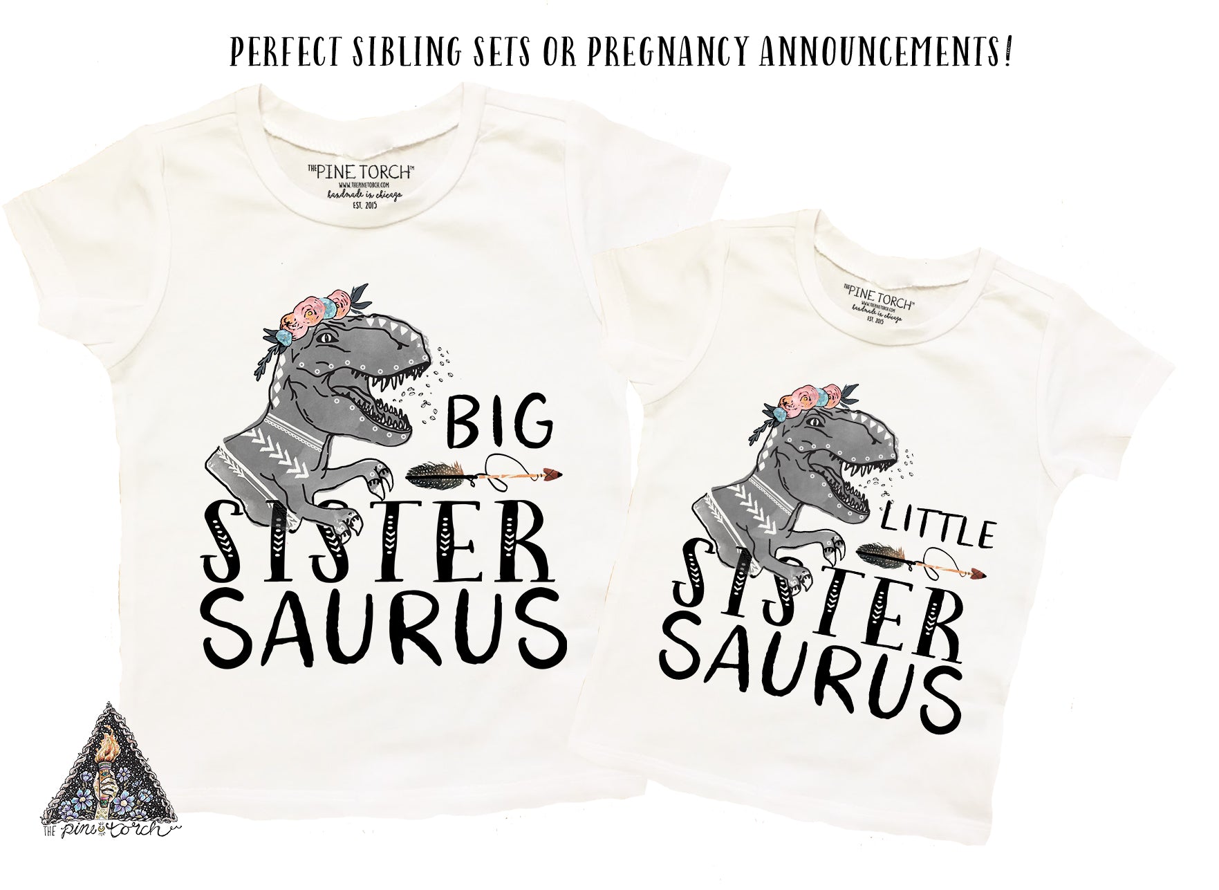 « LITTLE SISTER SAURUS » BODYSUIT