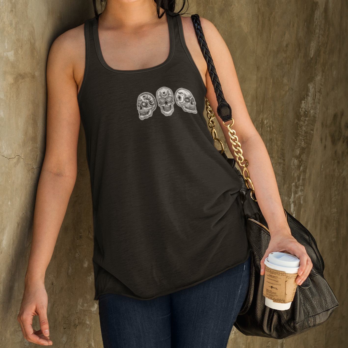 « SUGAR SKULL » RACERBACK TANK