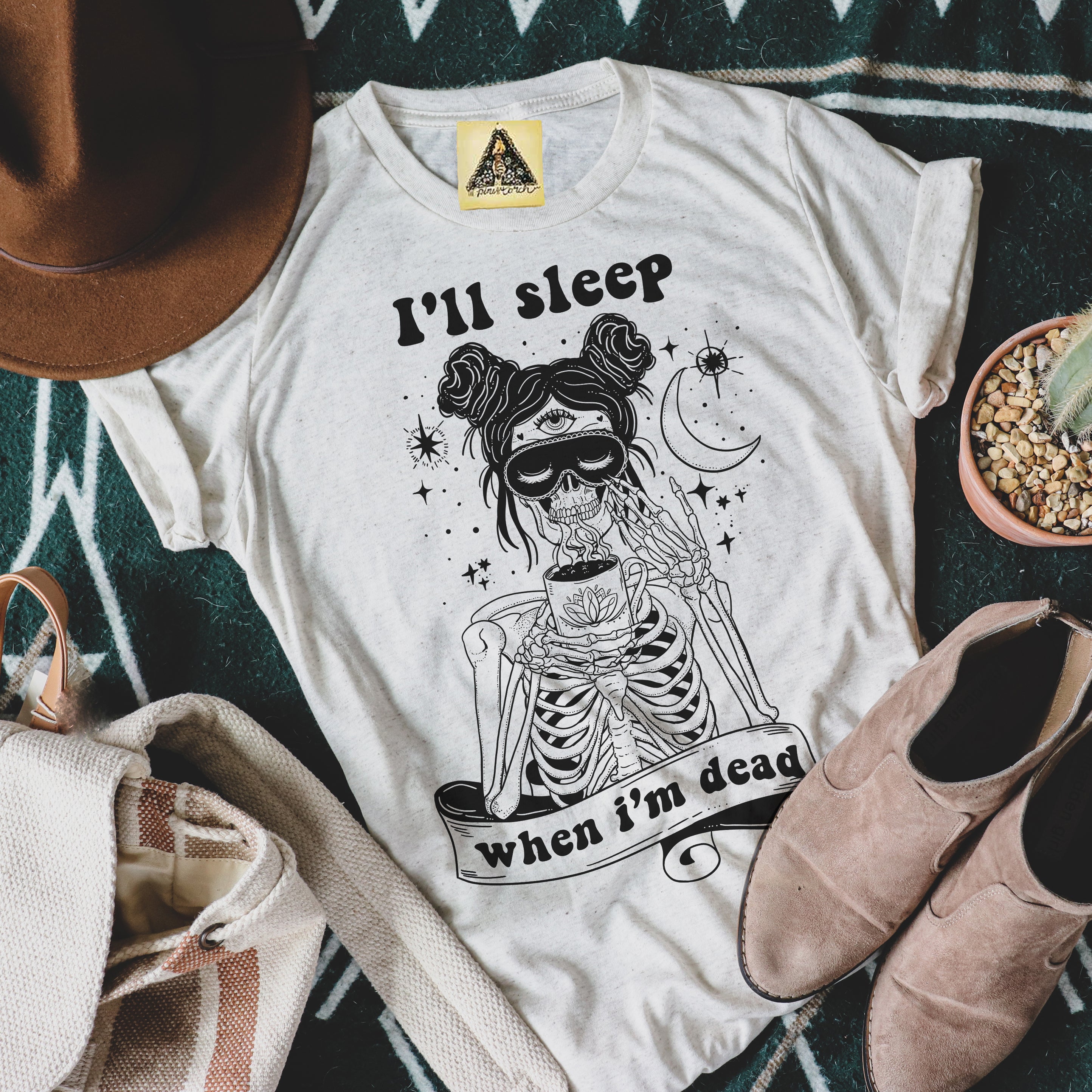 « I'LL SLEEP WHEN I'M DEAD » UNISEX TEE