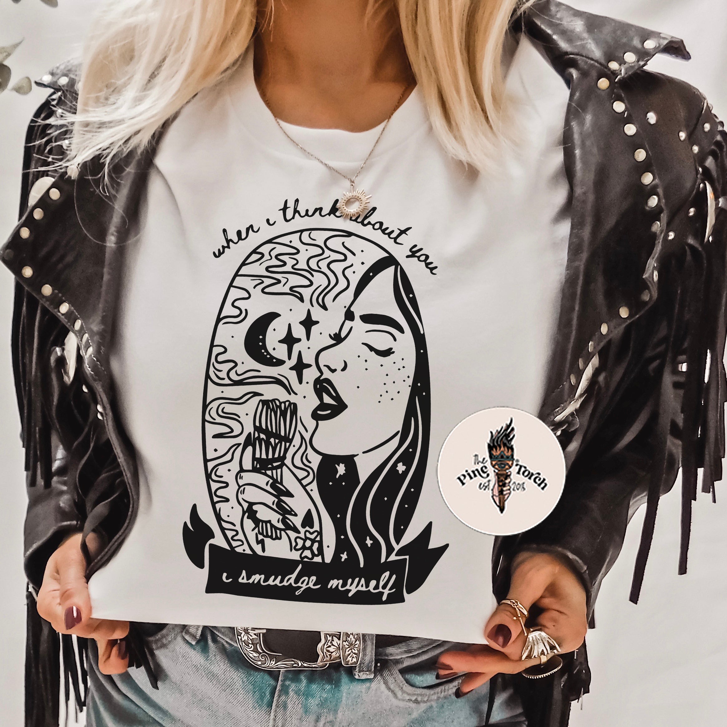 WHEN I THINK ABOUT YOU I SMUDGE MYSELF // UNISEX TEE