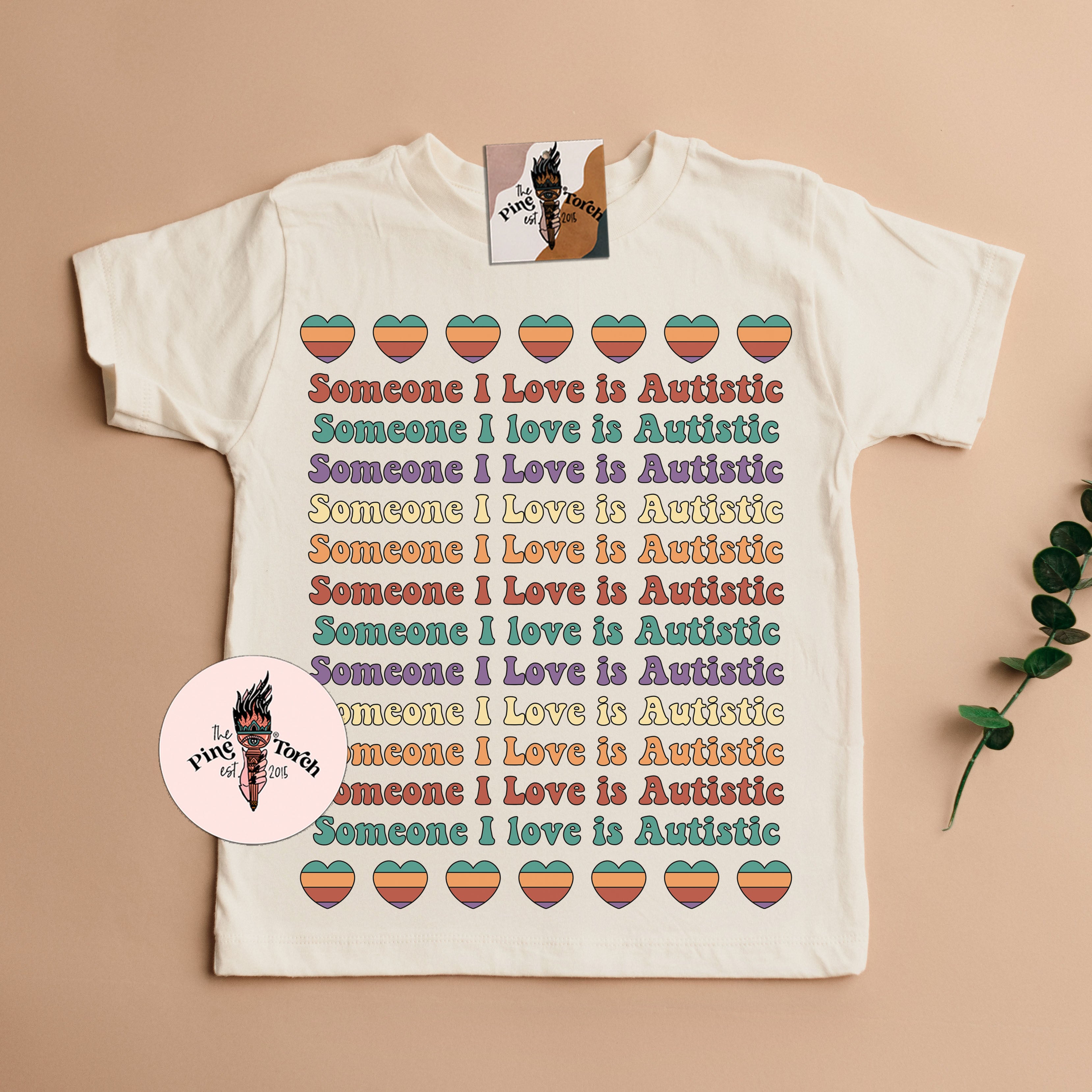 « SOMEONE I LOVE IS AUTISTIC (RAINBOW) » UNISEX TEE