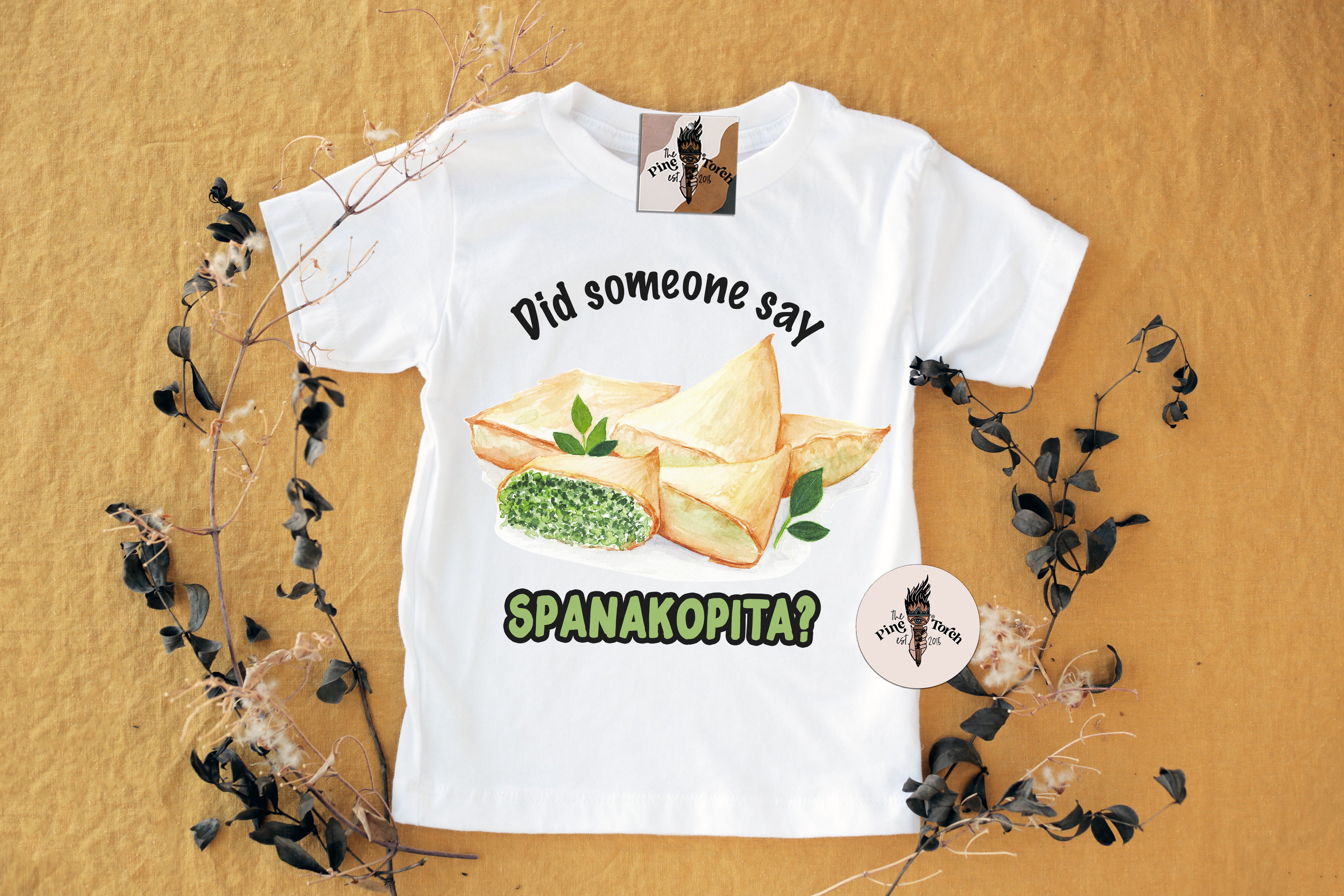 « DID SOMEONE SAY SPANAKOPITA? » BODYSUIT