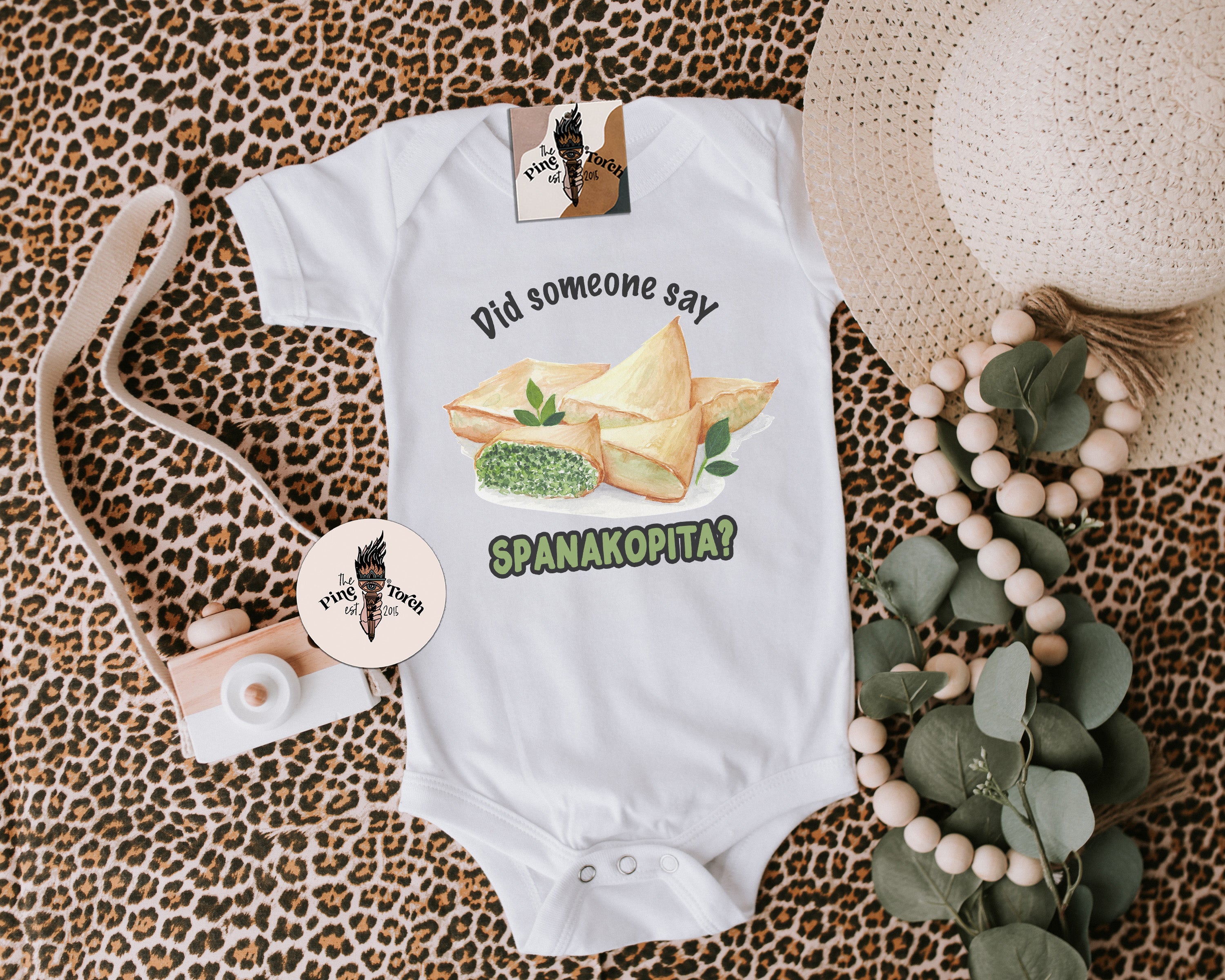 « DID SOMEONE SAY SPANAKOPITA? » BODYSUIT