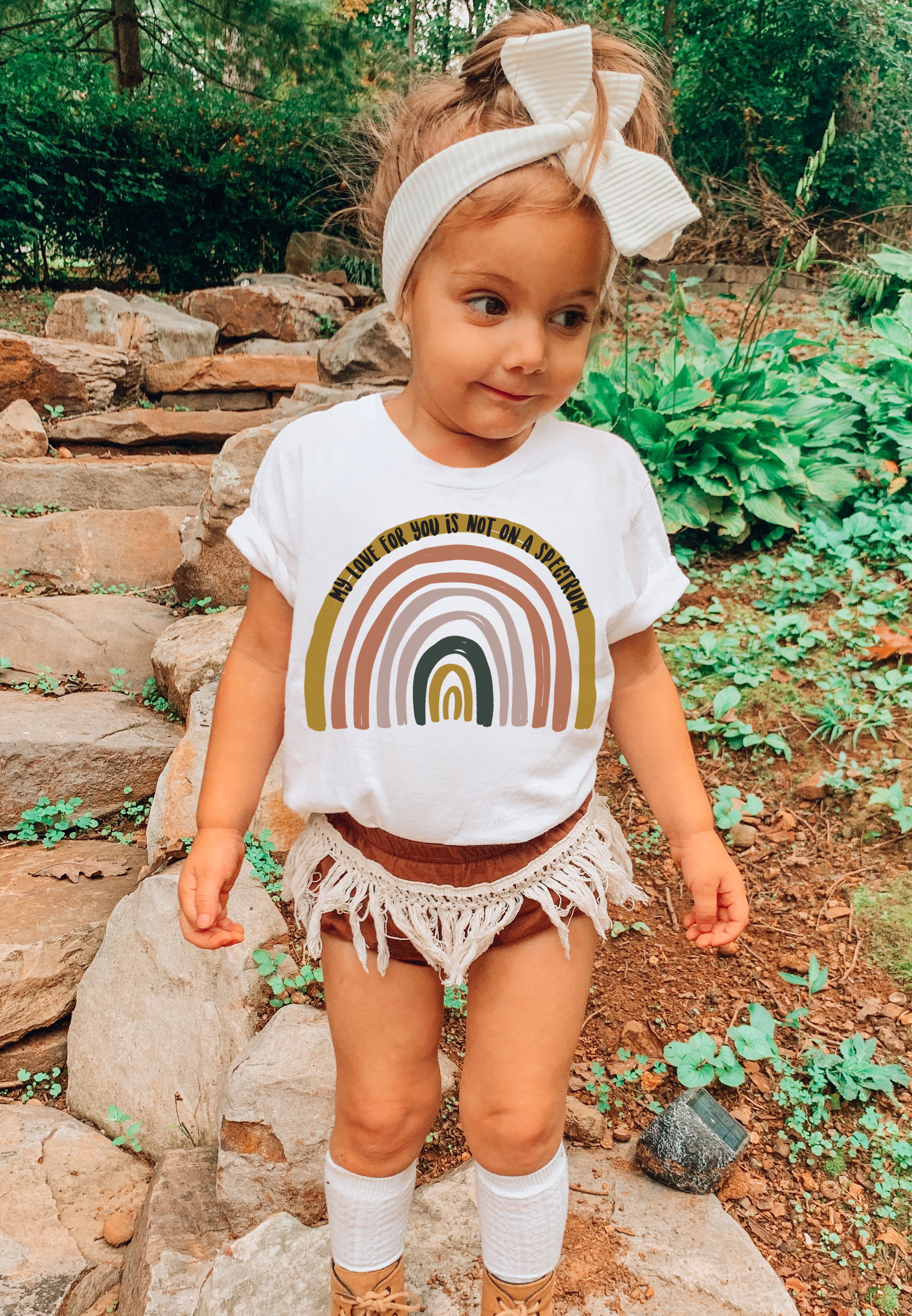 « MY LOVE FOR YOU IS NOT ON A SPECTRUM » KIDS/YOUTH TEE