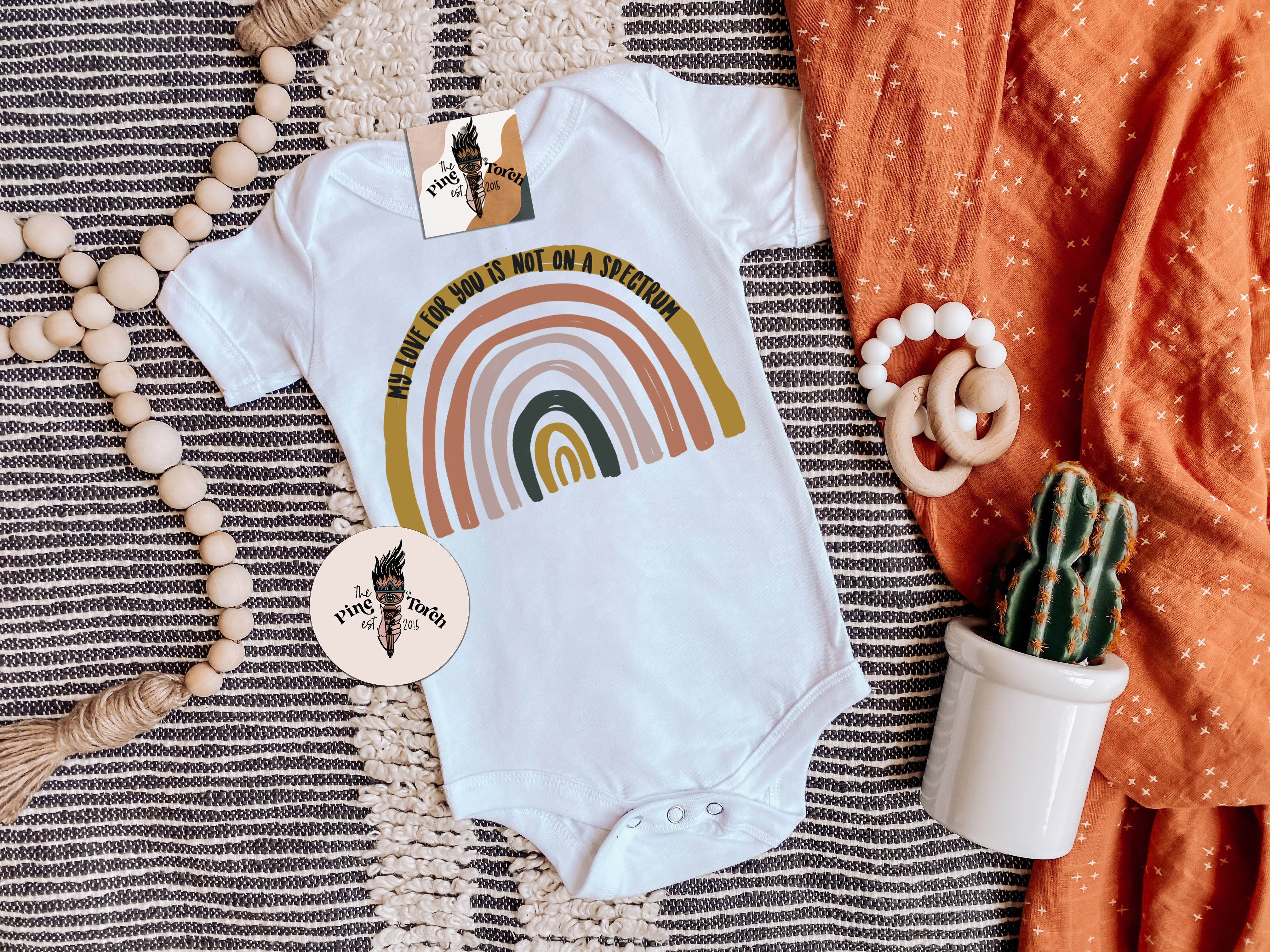 « MY LOVE FOR YOU IS NOT ON A SPECTRUM » BODYSUIT