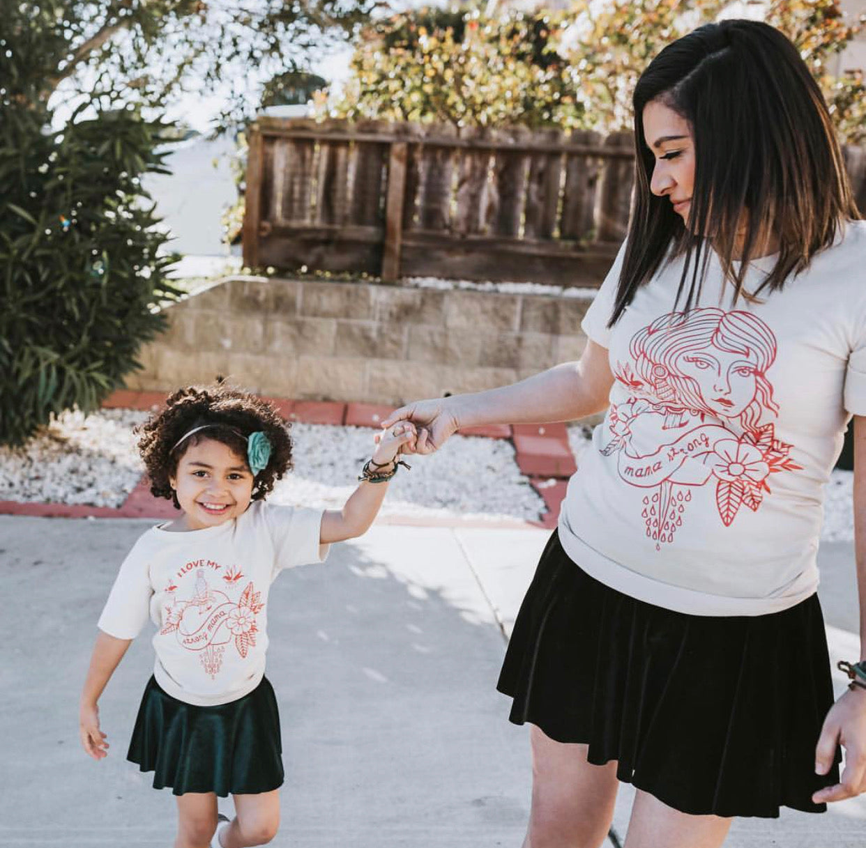 « I LOVE MY STRONG MAMA » KID'S TEE