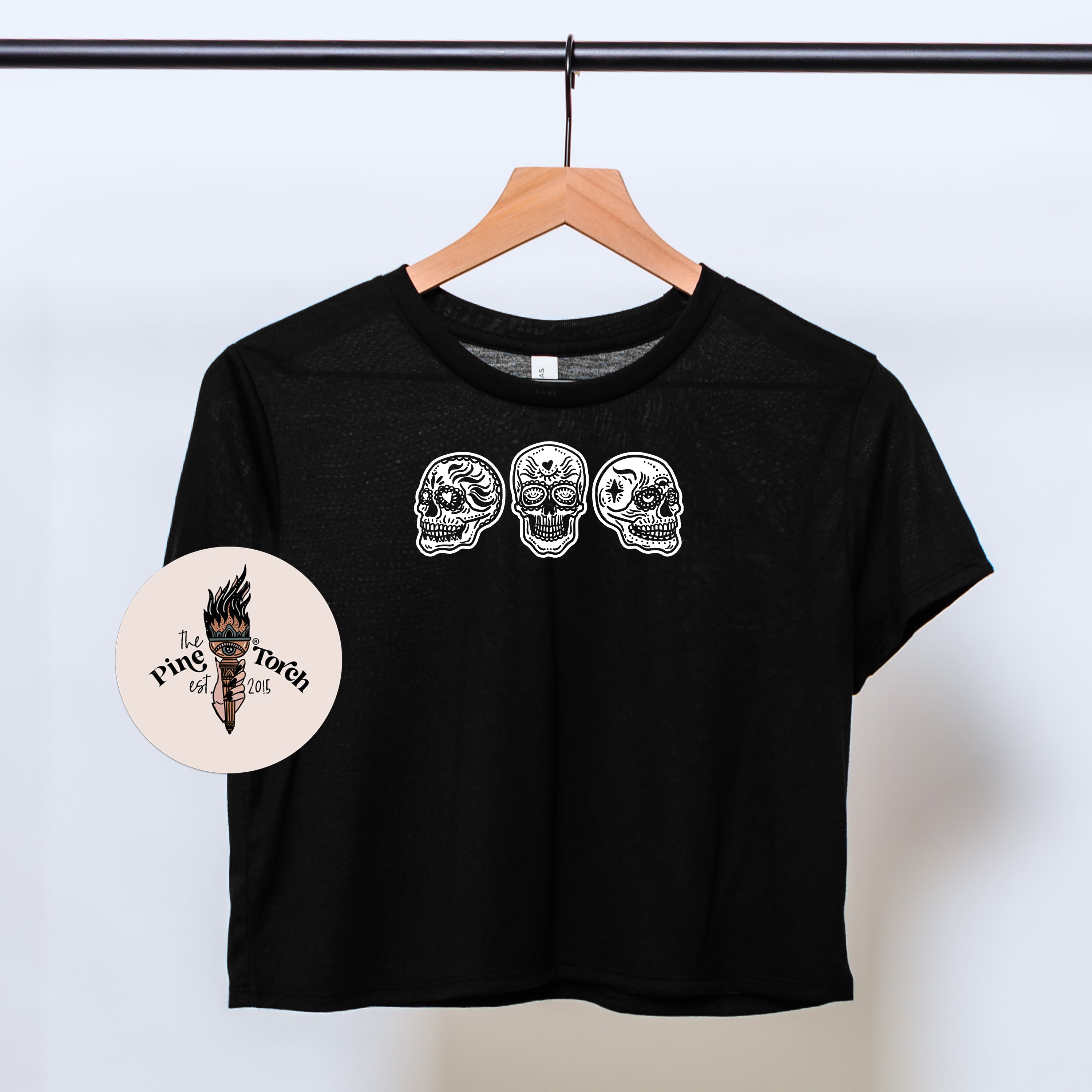 « SUGAR SKULLS » FLOWY CROP TEE