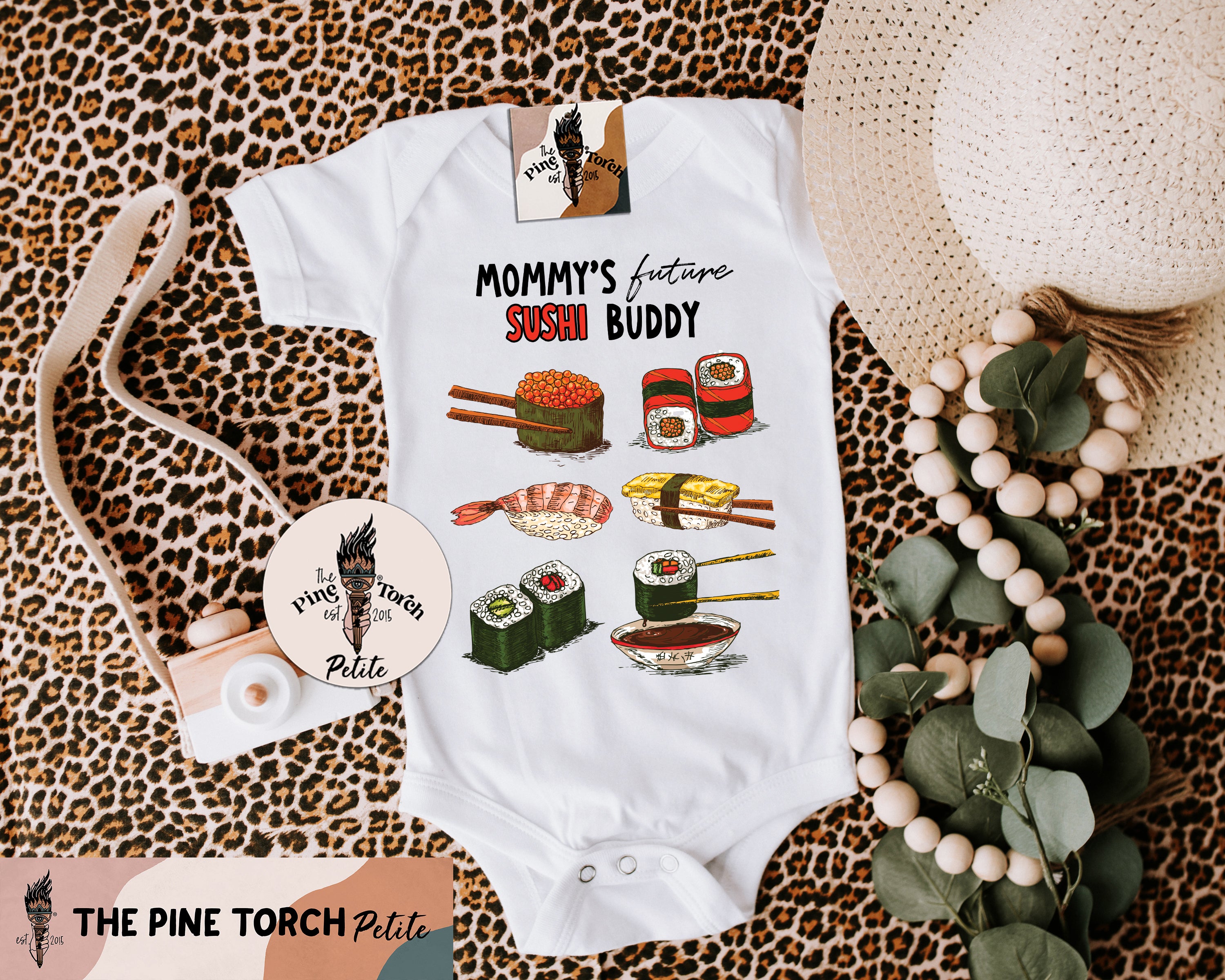 « MOMMY'S FUTURE SUSHI BUDDY » BODYSUIT