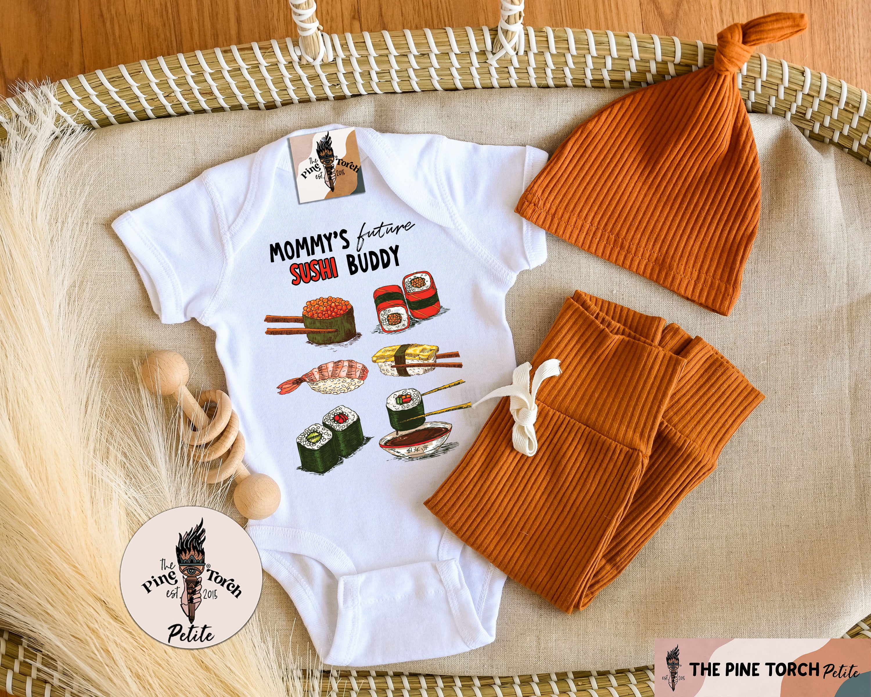 « MOMMY'S FUTURE SUSHI BUDDY » BODYSUIT