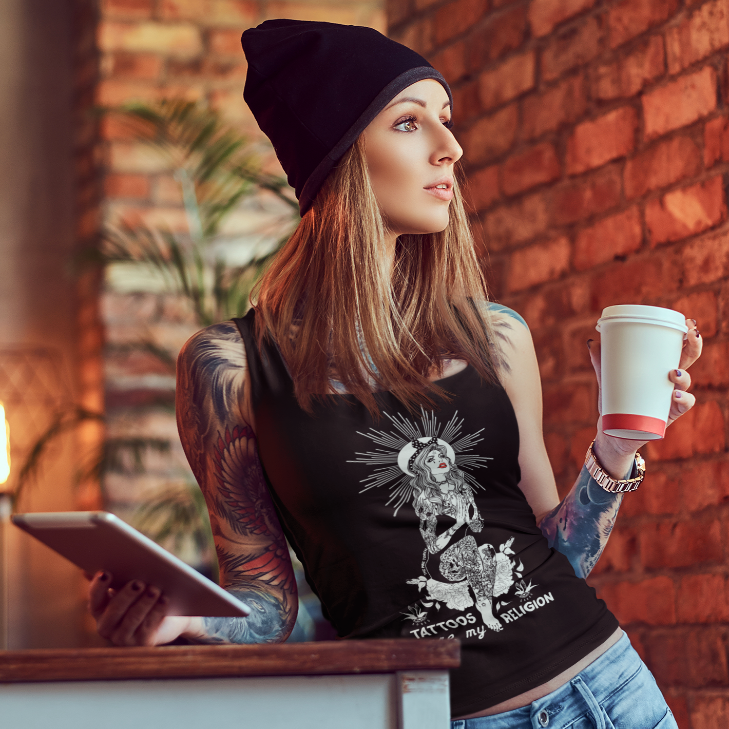 TATTOOS ARE MY RELIGION // RACERBACK TANK