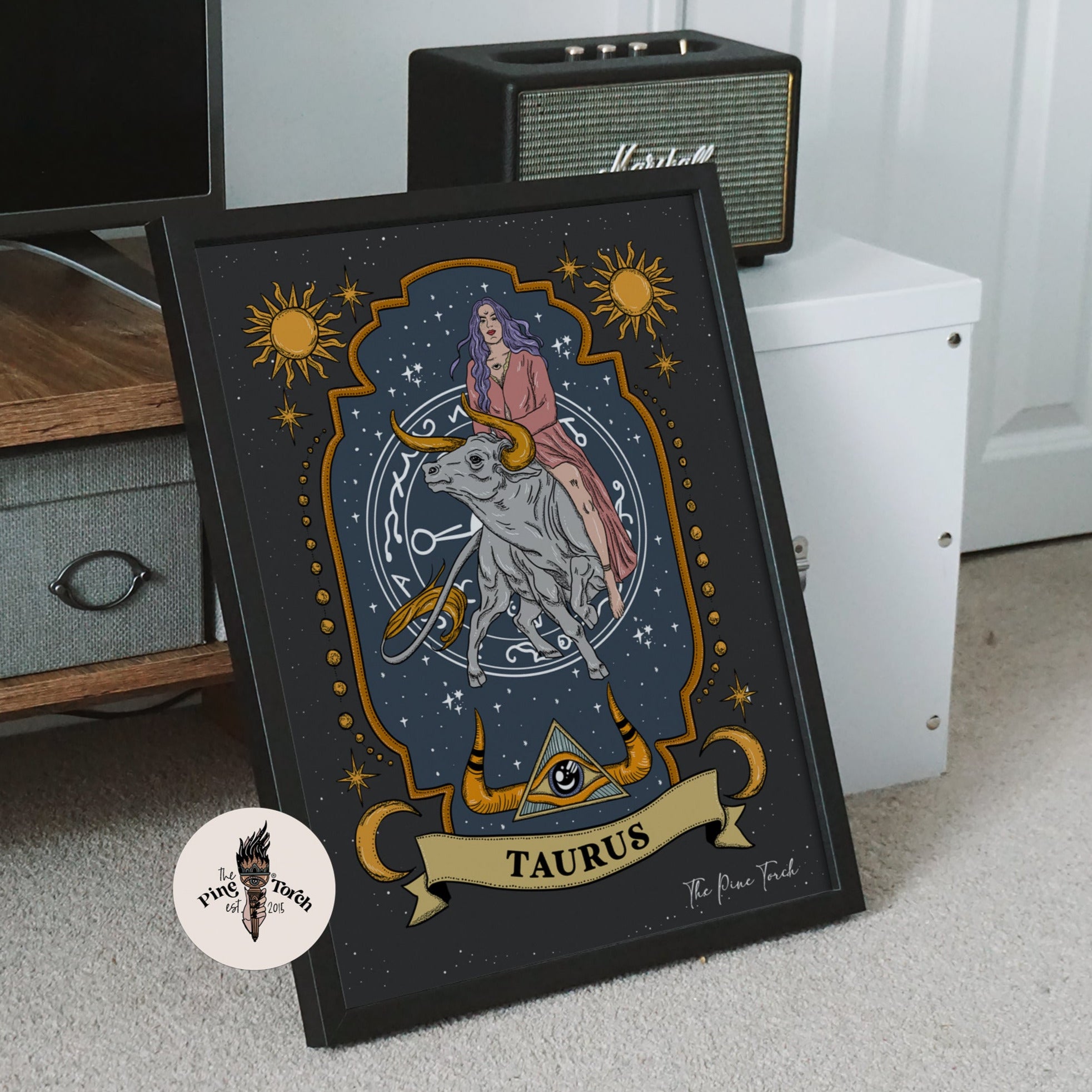 TAURUS // FRAMED POSTER PRINT