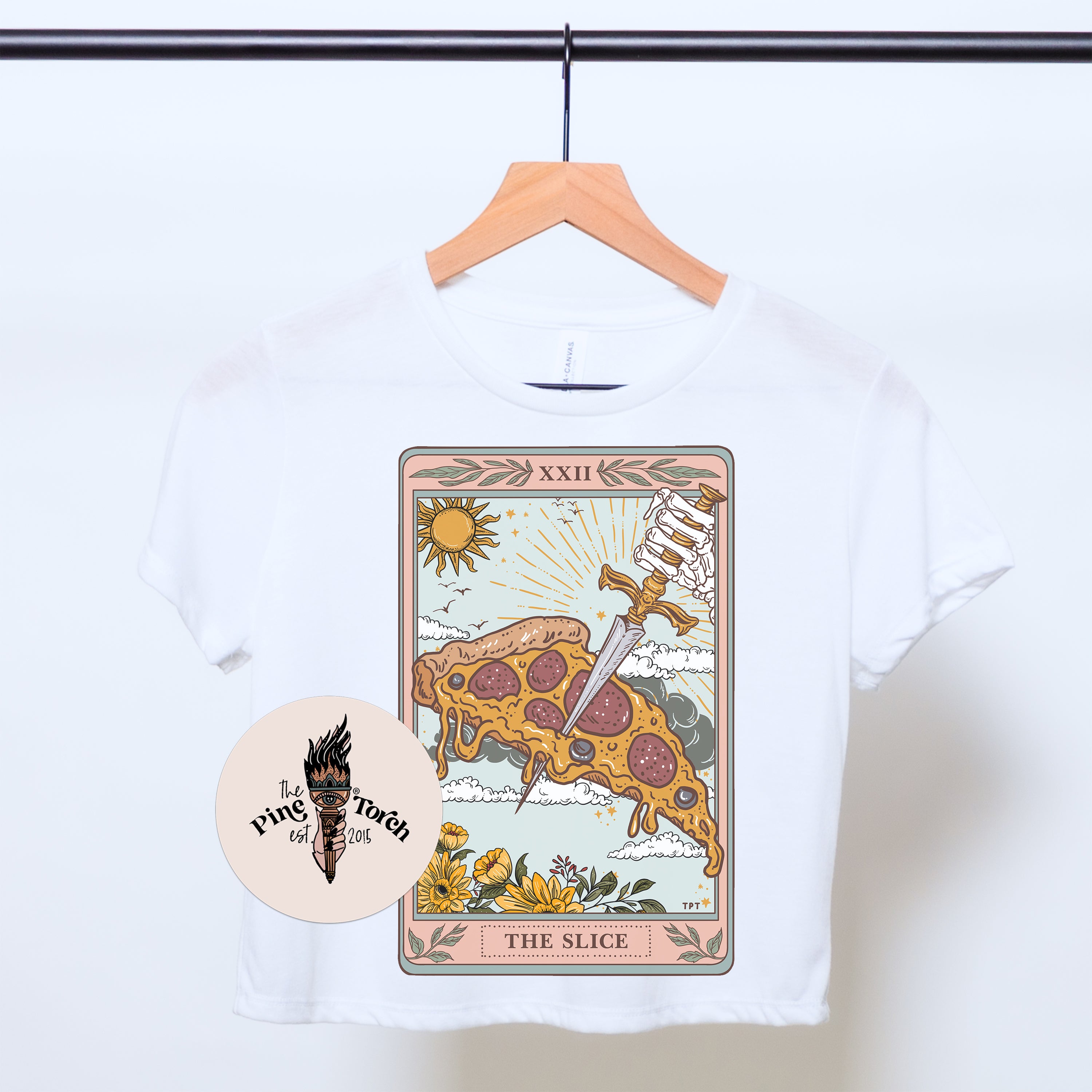 « THE SLICE » FLOWY CROP TEE