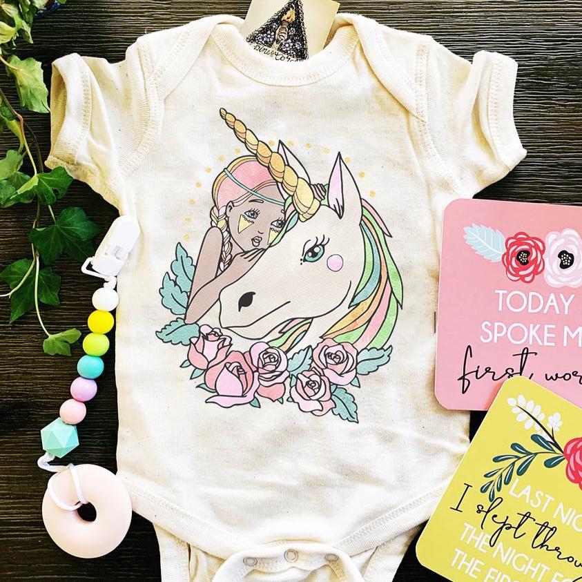 « UNICORN GIRL » BODYSUIT